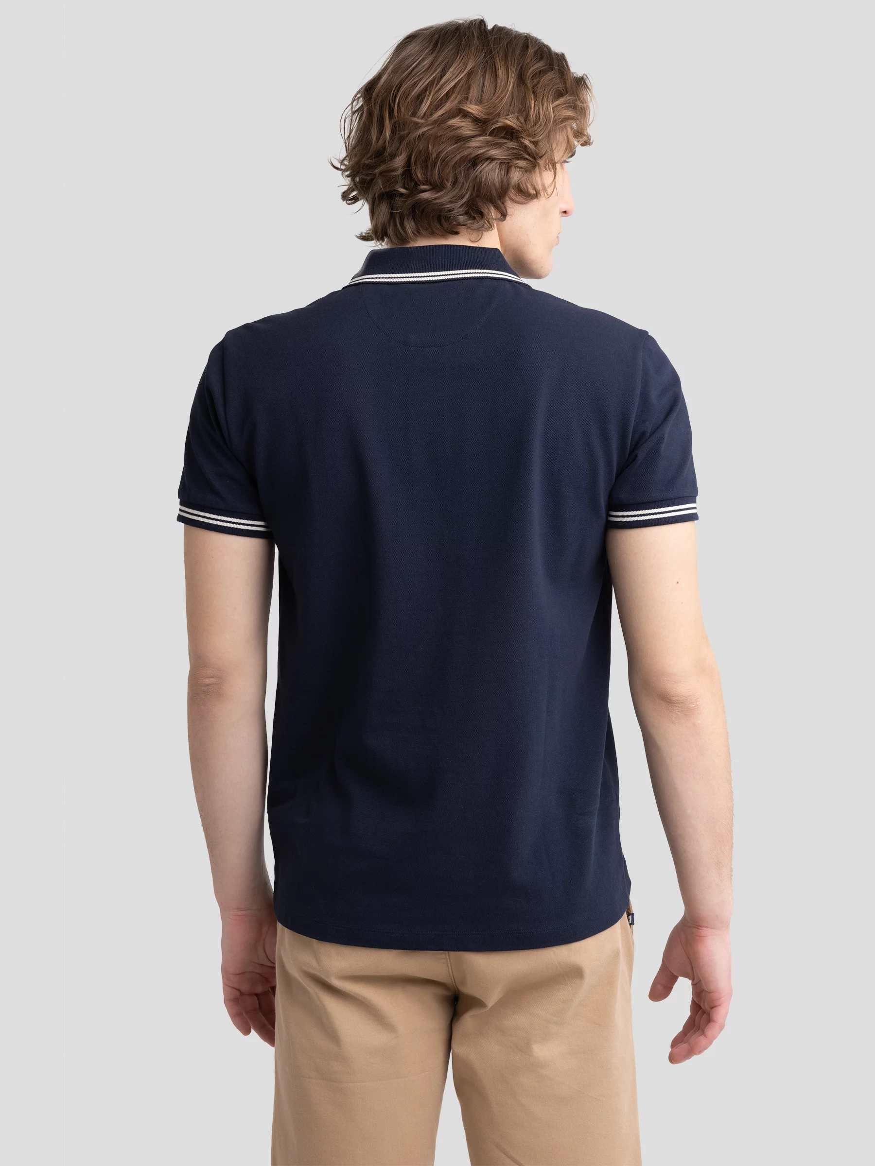 Koszulka męska polo granatowa Wladym 403