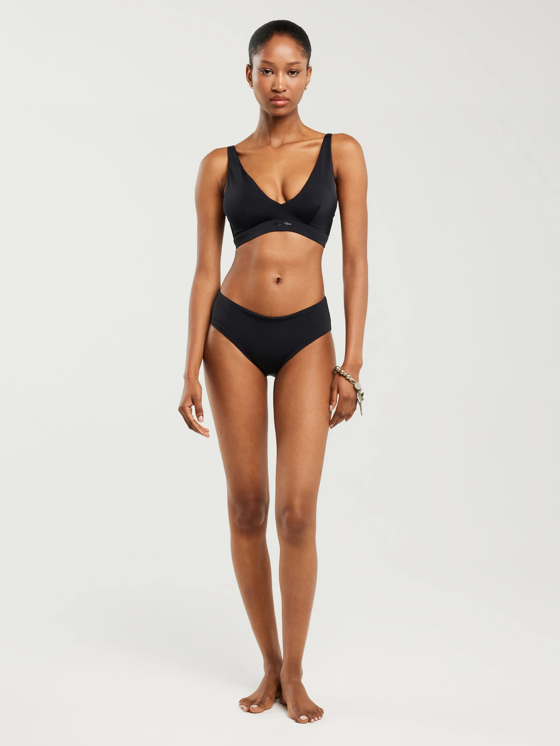 Góra od kostiumu kąpielowego czarna Morra 906