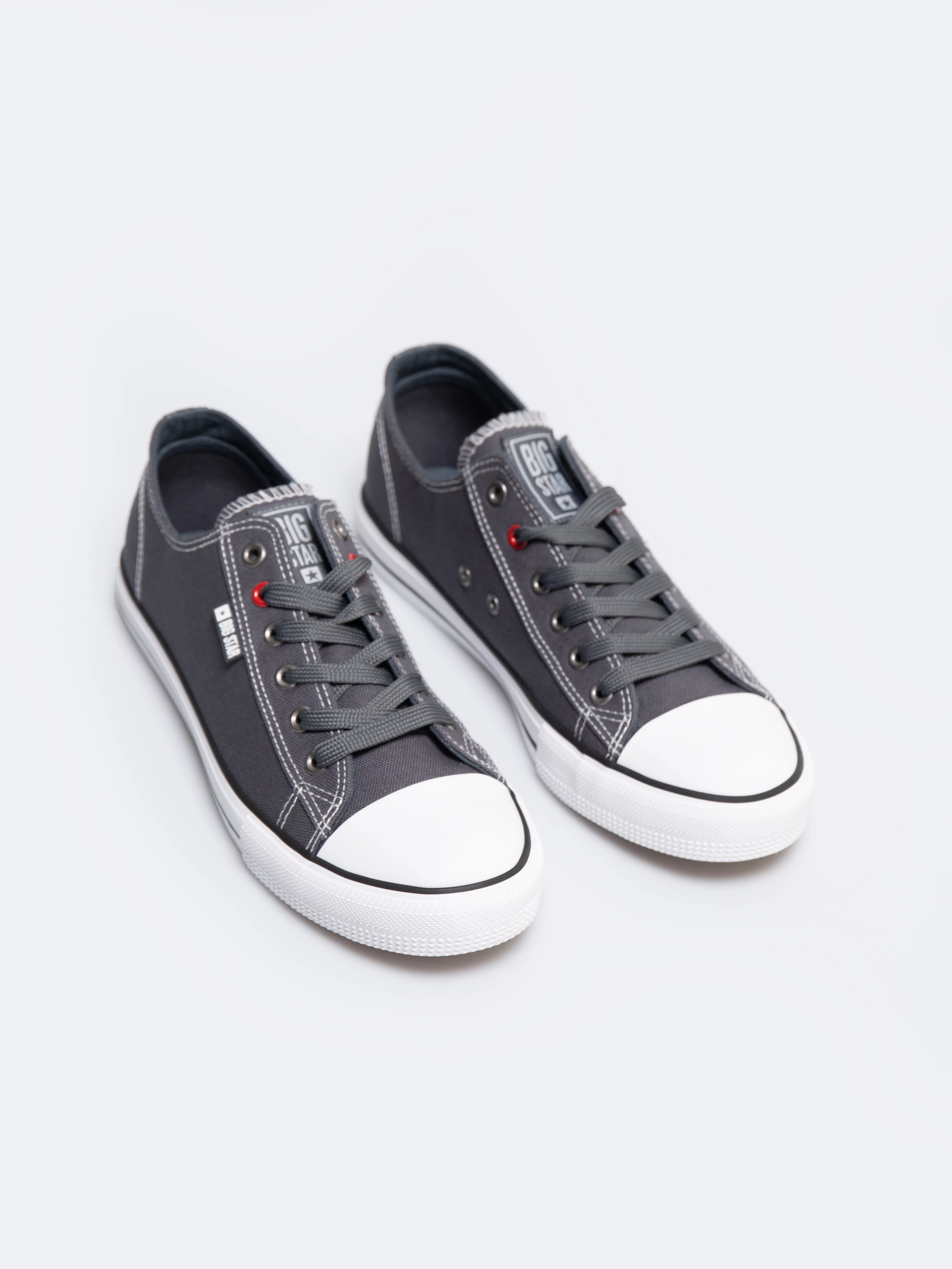 Trampki męskie niskie ciemnoszare RR174307 903