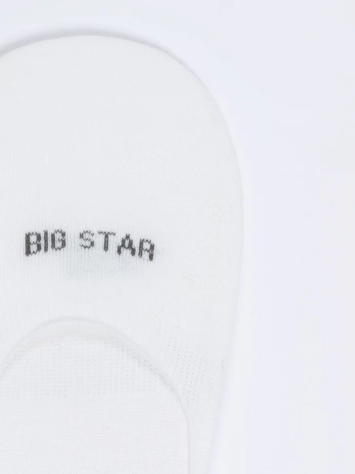 Stopki damskie bawełniane białe Abierta 101