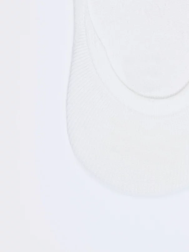 Stopki damskie bawełniane białe Abierta 101