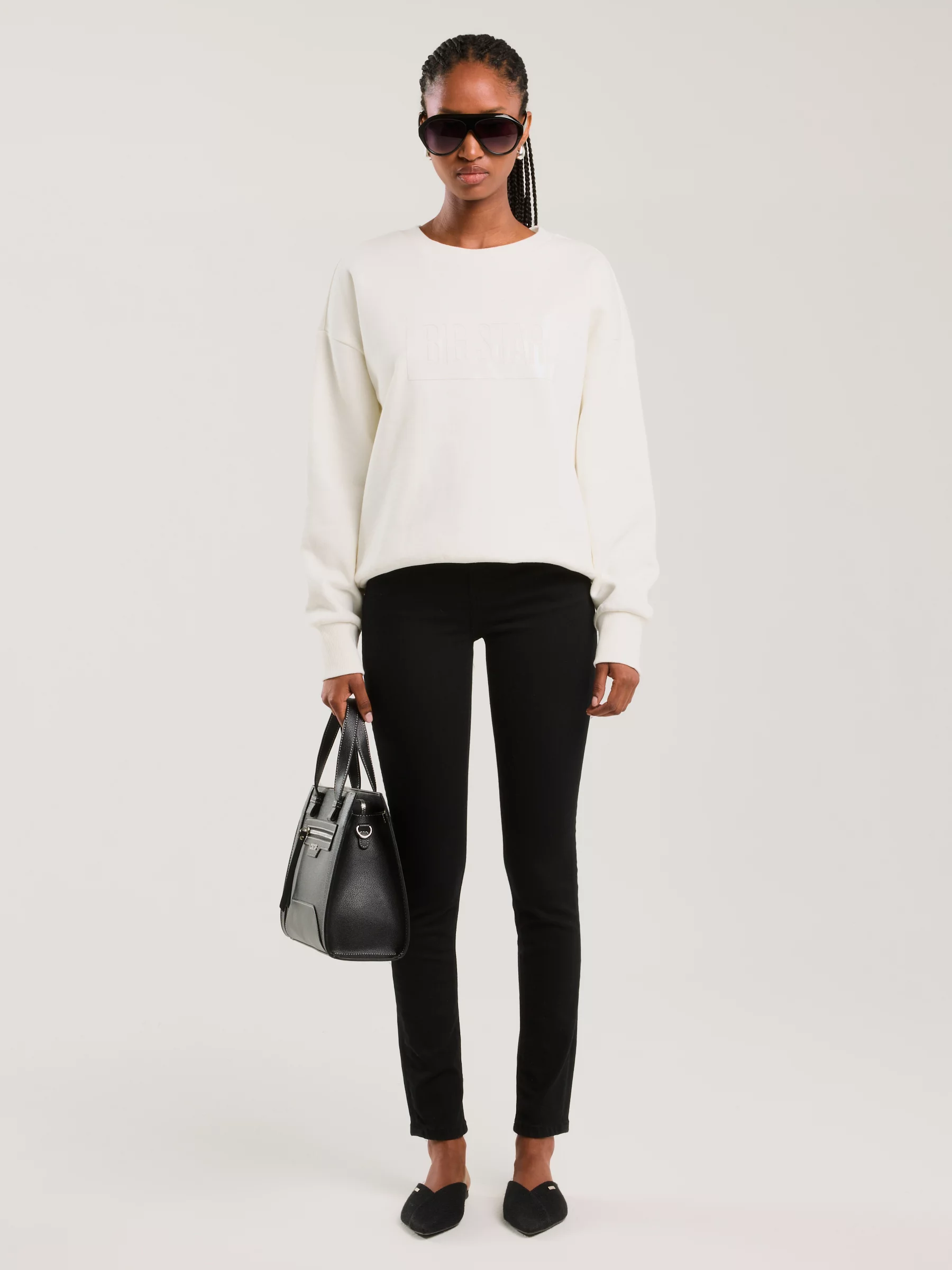 Bluza damska z aplikacją biała Oneidea 100