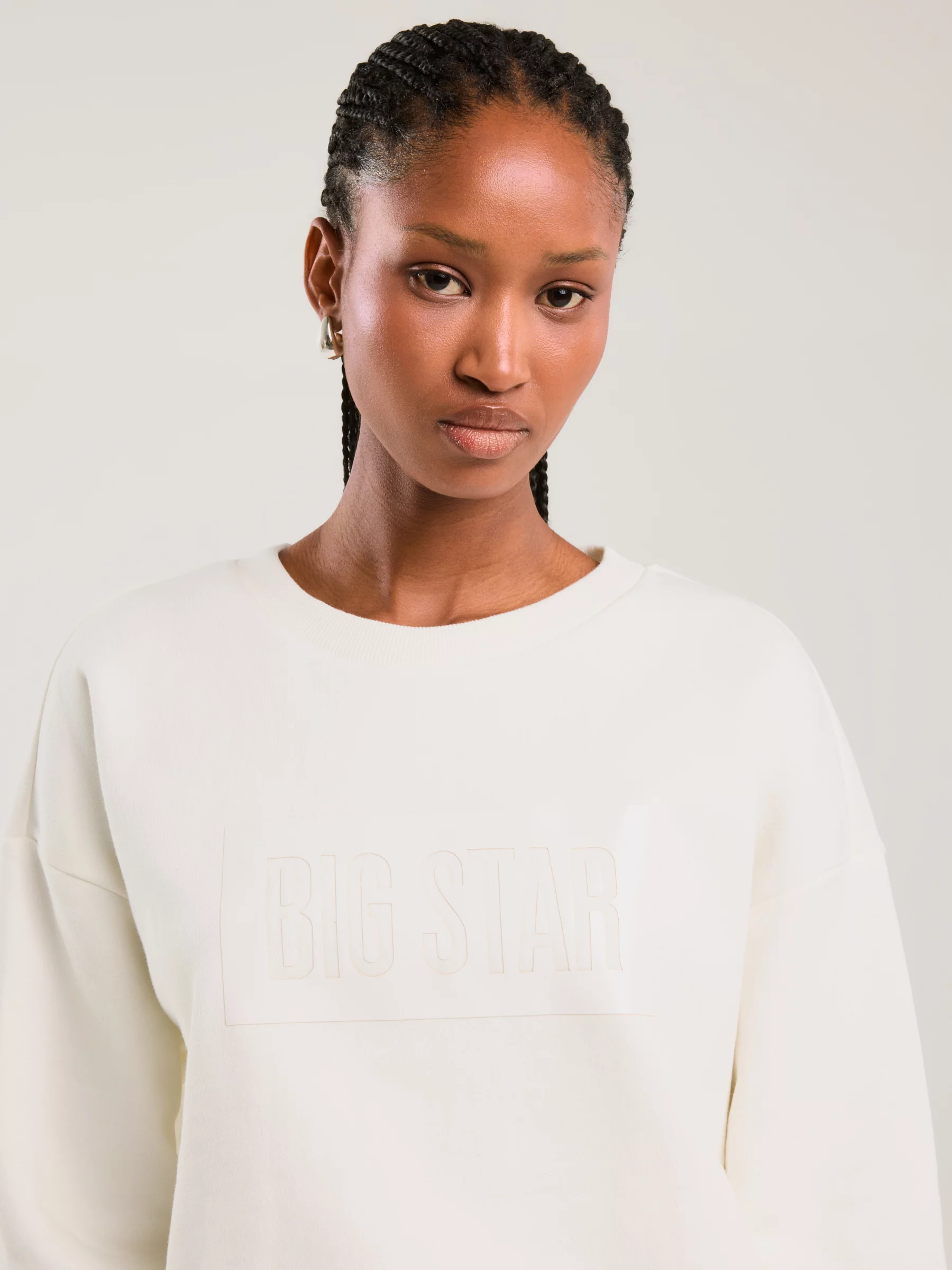 Bluza damska z aplikacją biała Oneidea 100