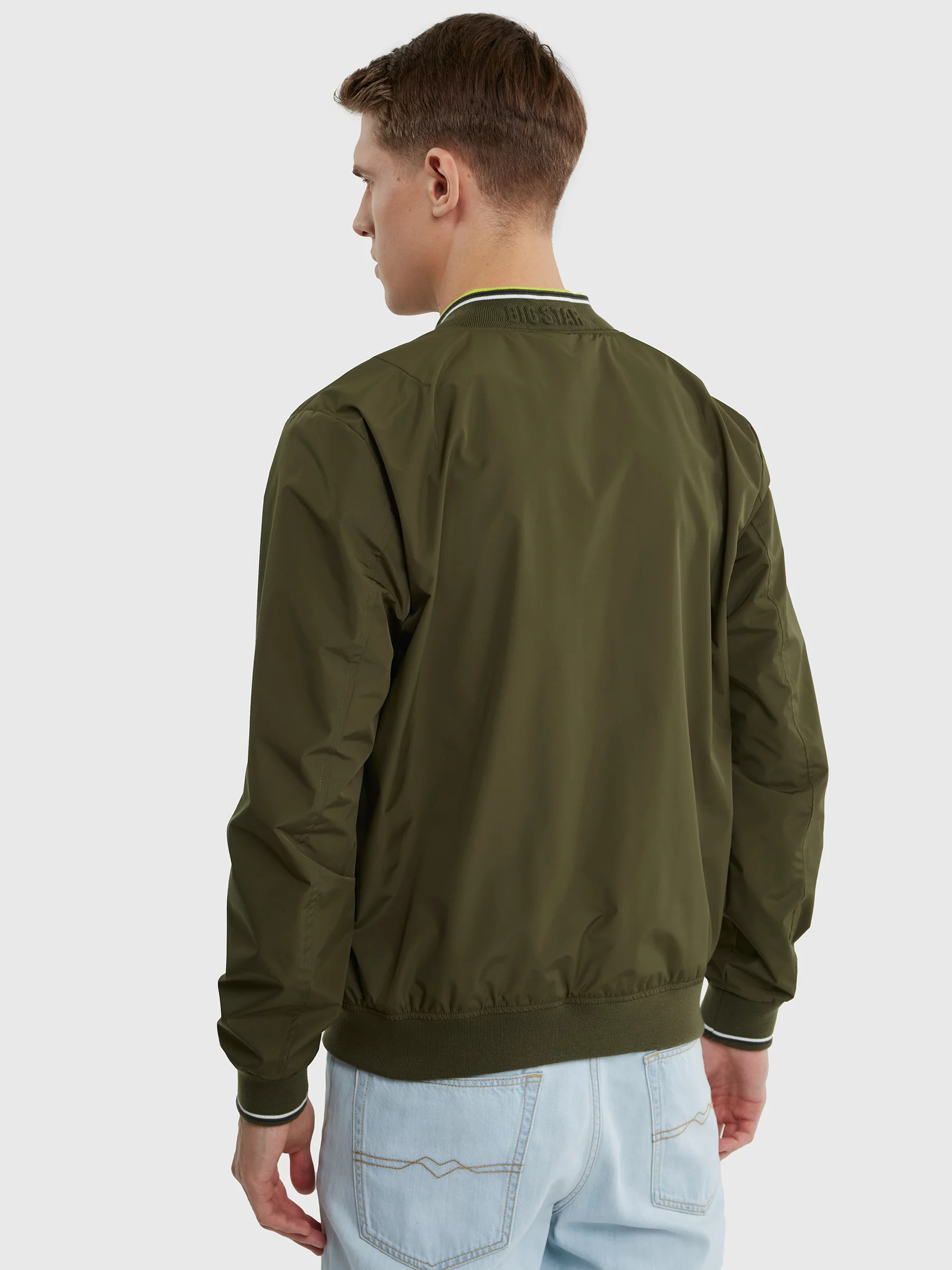 Kurtka męska typu bomber khaki Glabro 303