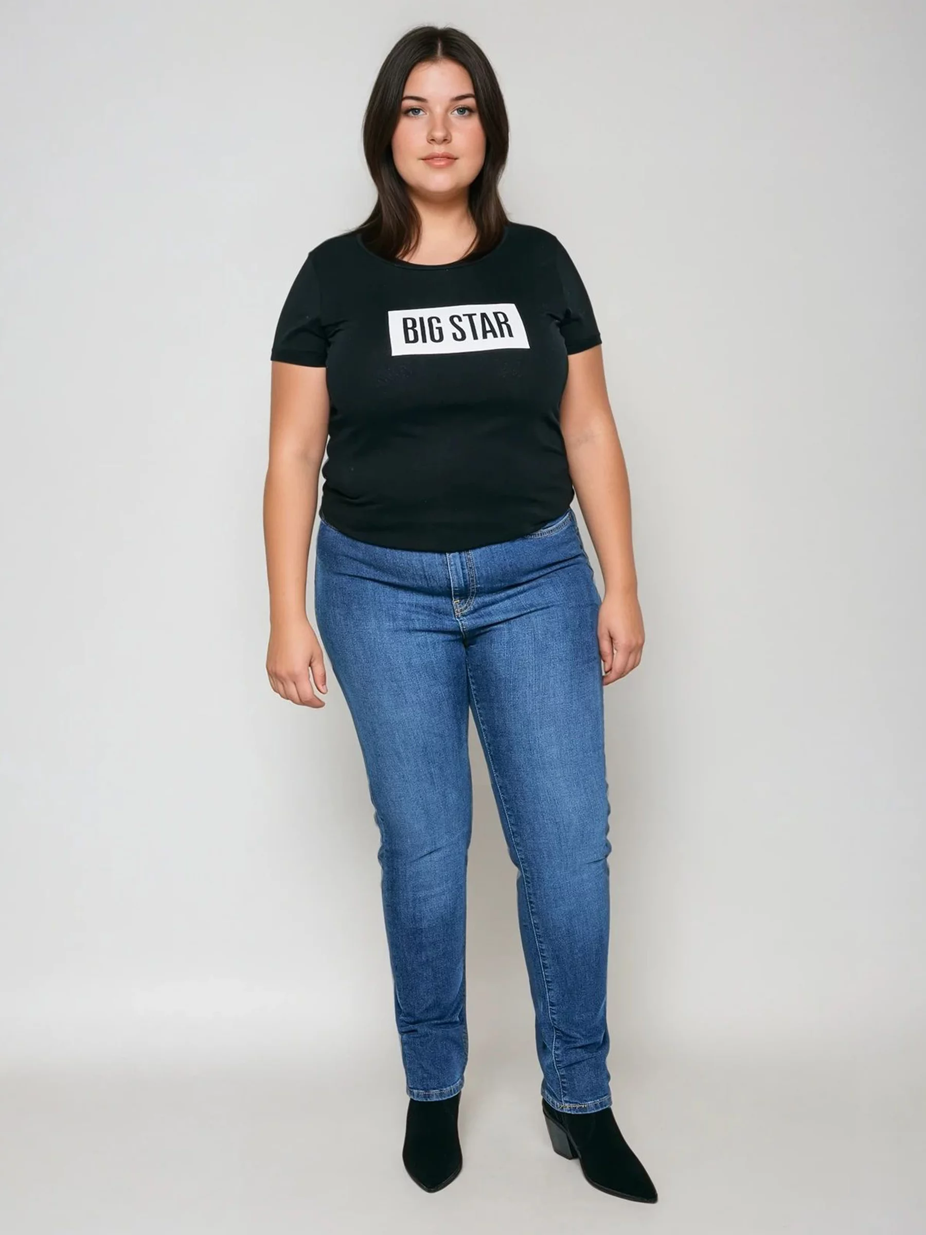 Koszulka damska z nadrukiem czarna Oneidasa 906