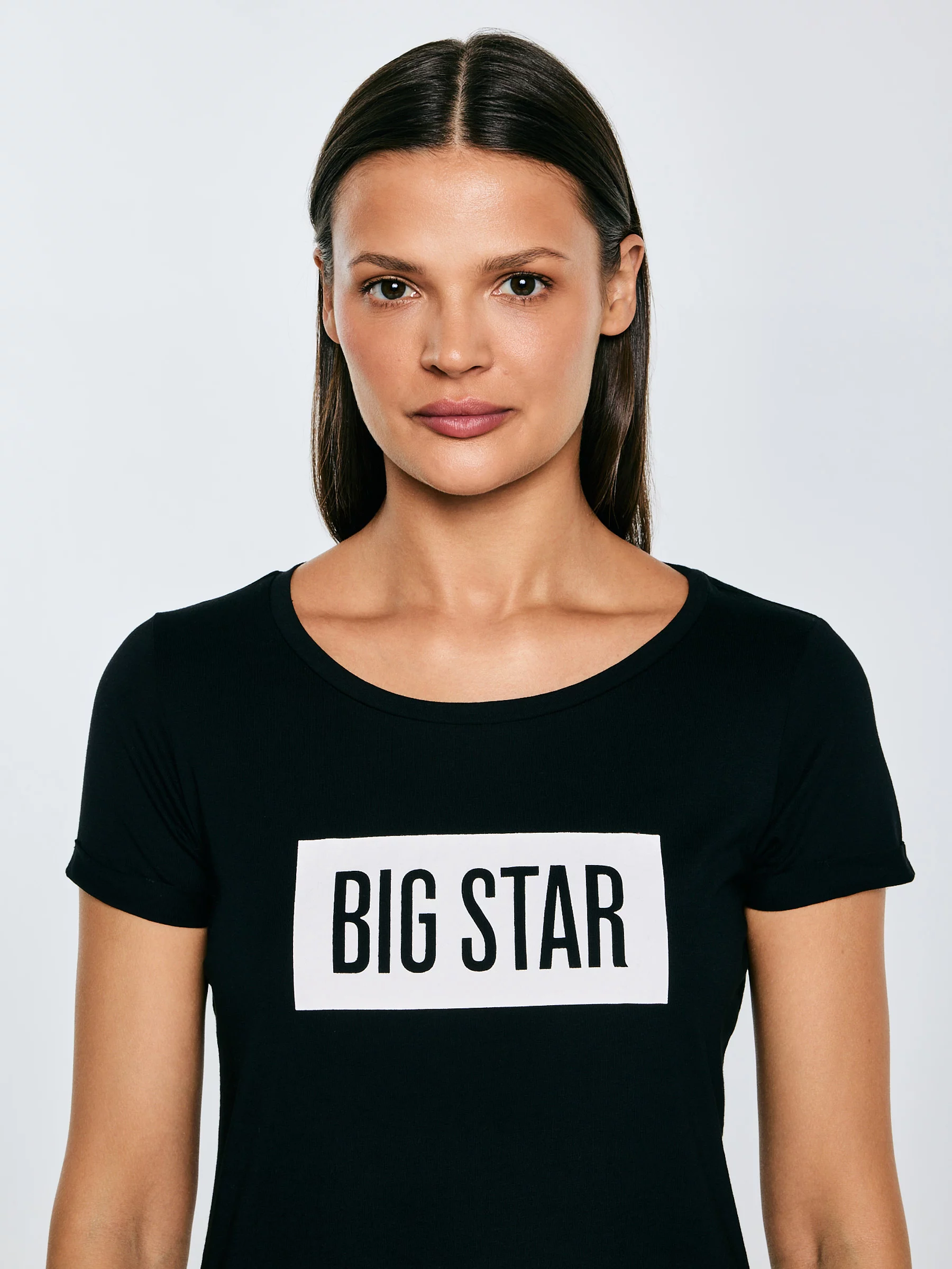 Koszulka damska z nadrukiem czarna Oneidasa 906