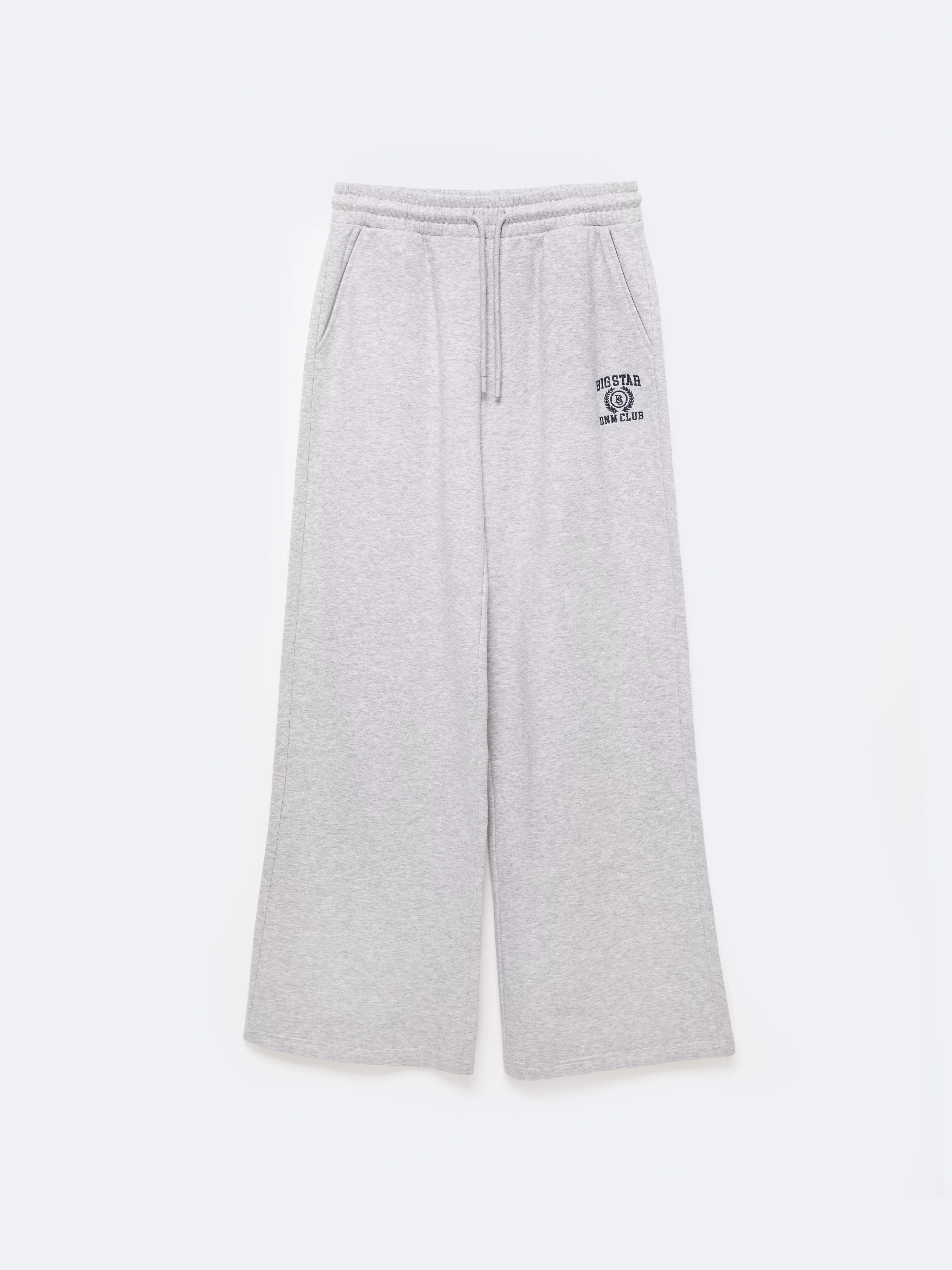 Spodnie damskie dresowe wide szare Madelinap 901