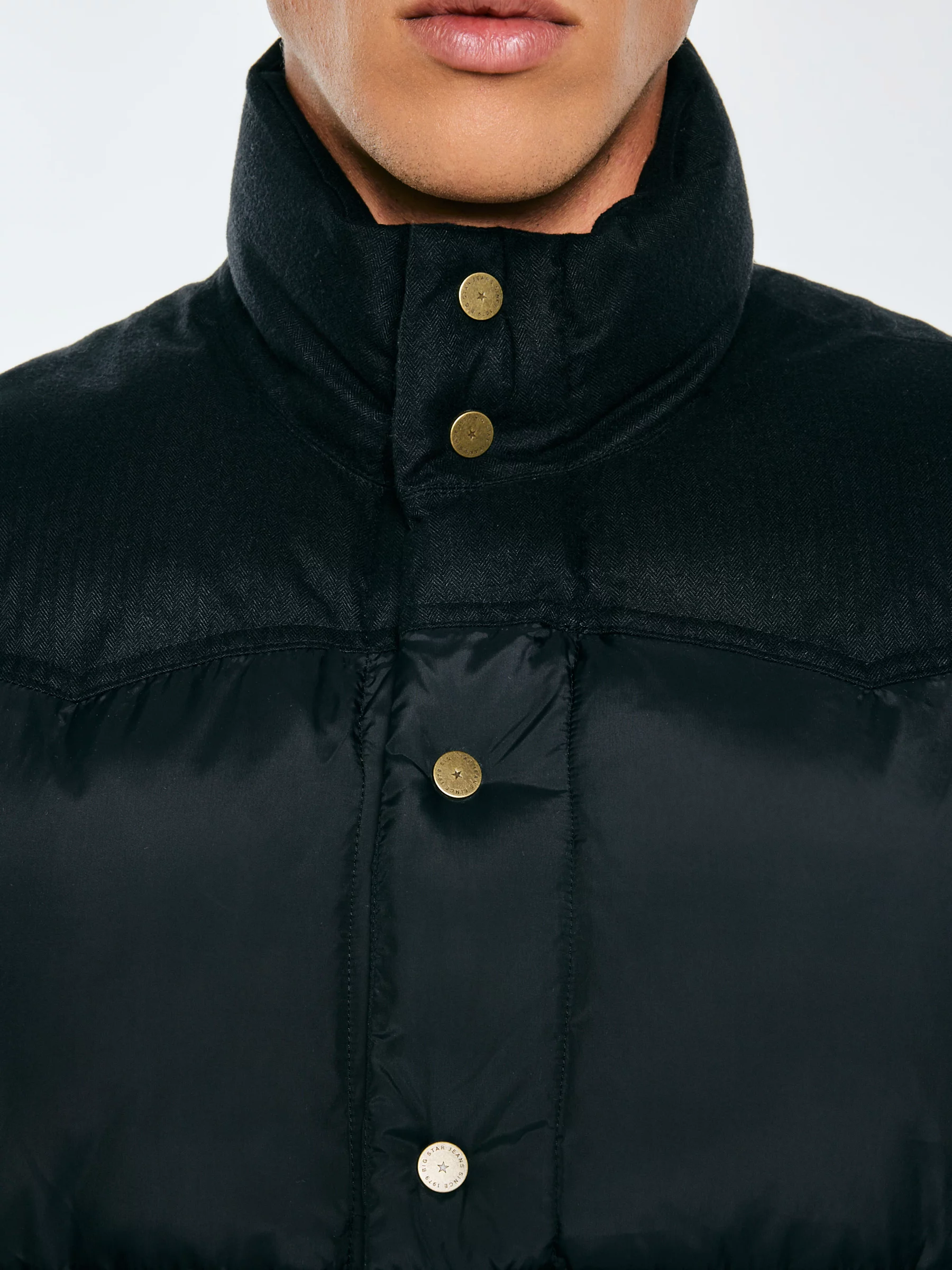 Kamizelka męska pikowana czarna Agrib 906