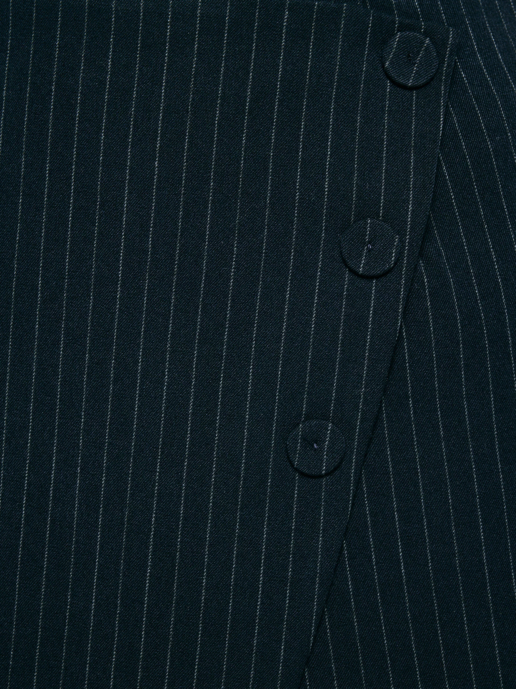 Spódnico-szorty damskie w prążek granatowe Elvi 403