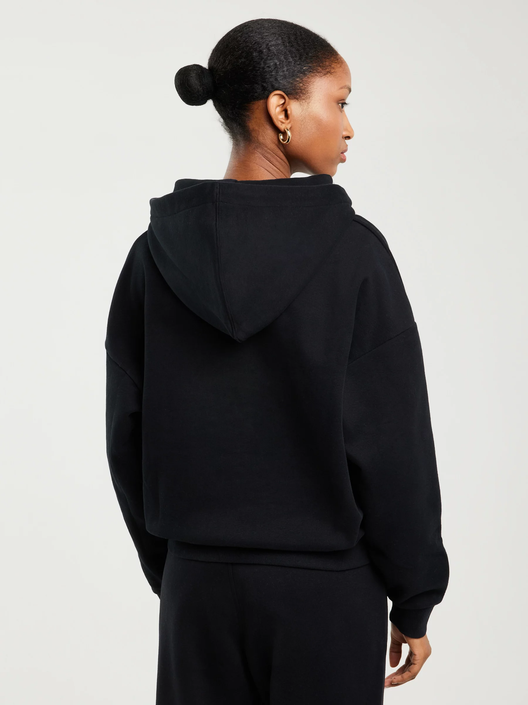 Bluza damska z kapturem czarna Megan 906/ Foxie 906