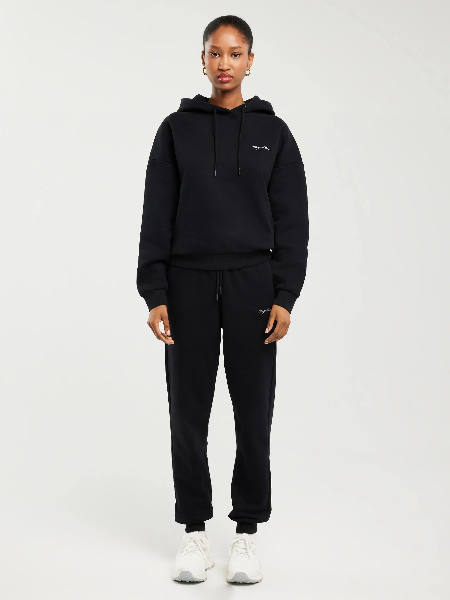 Bluza damska z kapturem czarna Megan 906/ Foxie 906