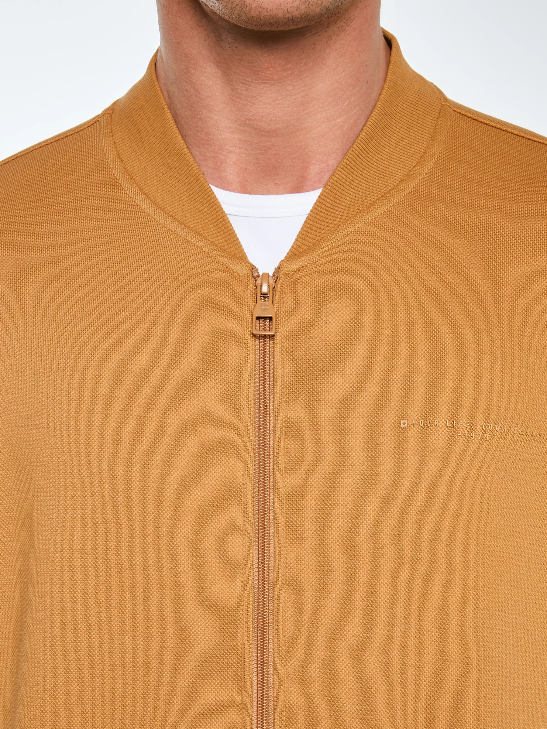 Bluza męska bomber jasnobrązowa Wladorb 803