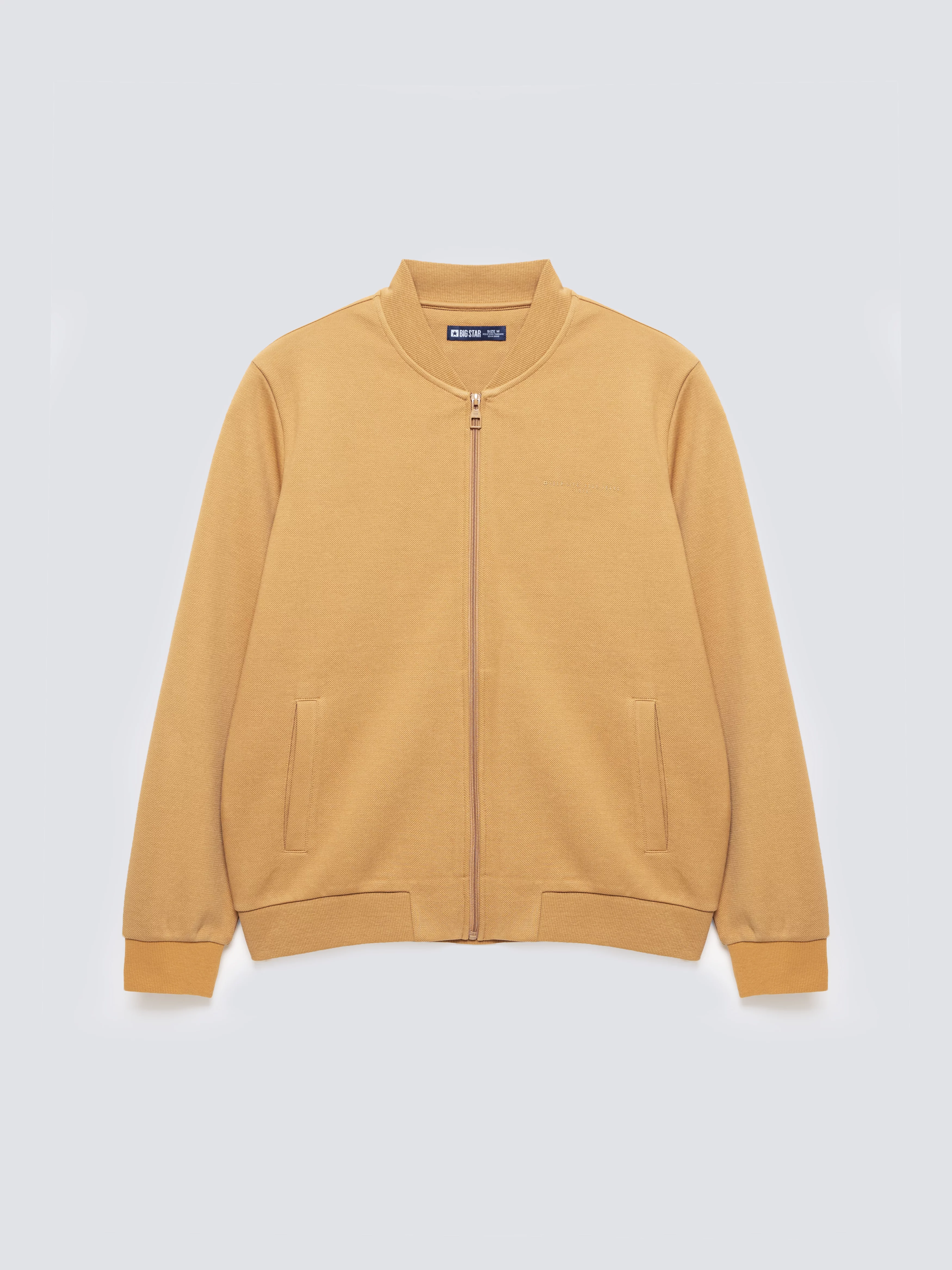 Bluza męska bomber jasnobrązowa Wladorb 803