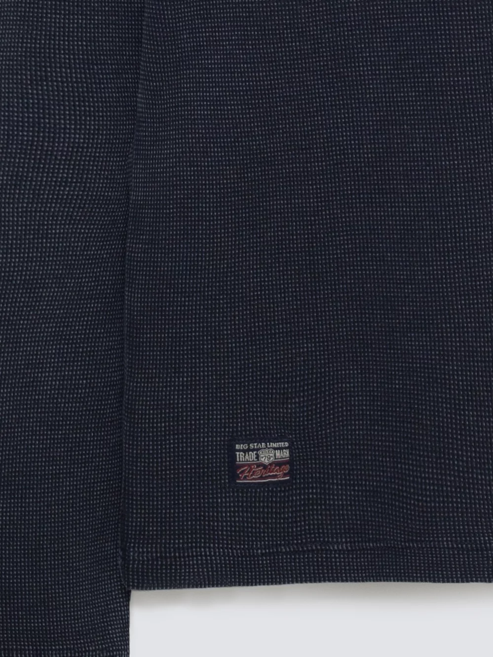 Bluzka męska z długim rękawem granatowa Merrts 403