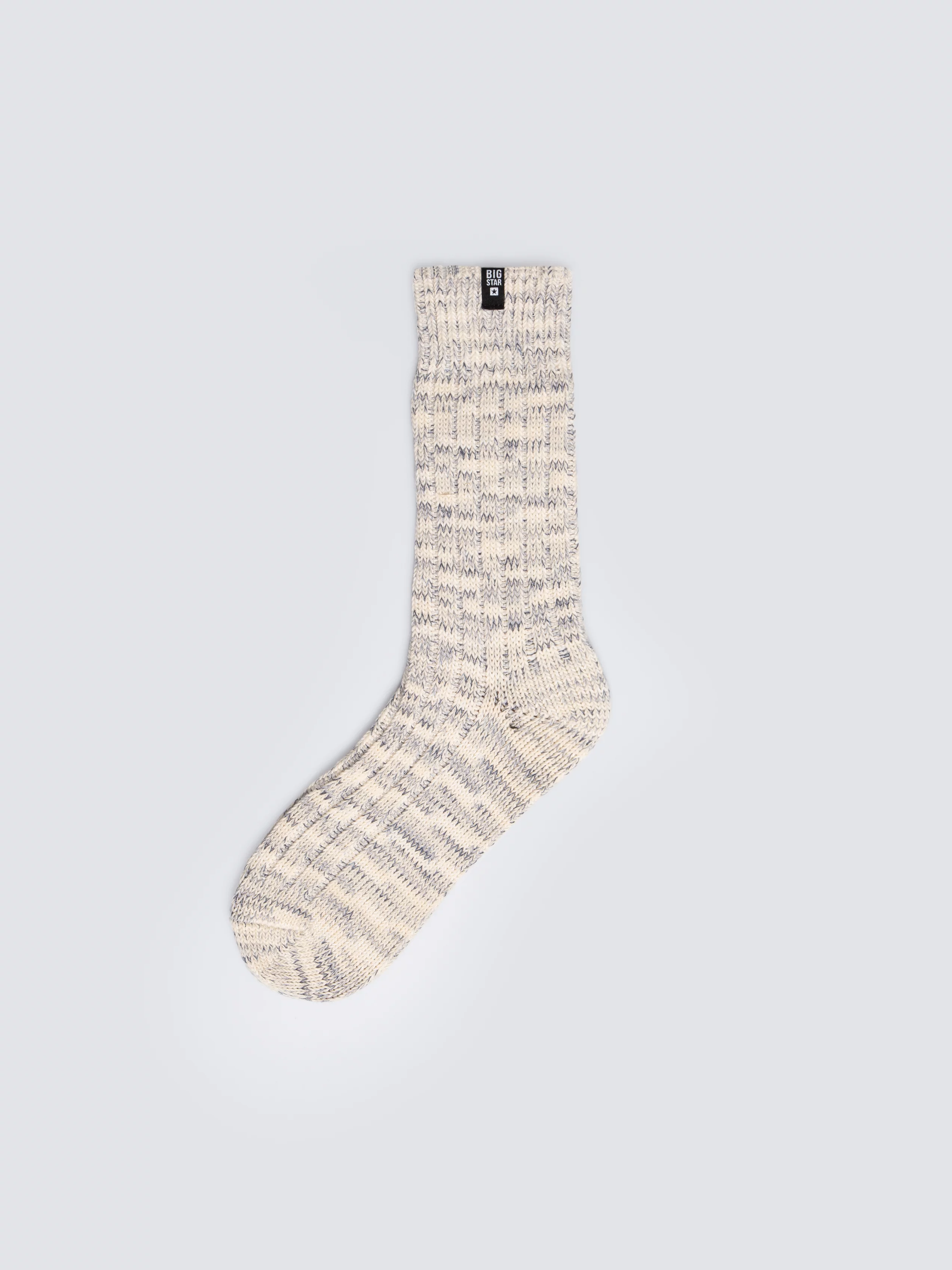 Skarpety długie melanżowe białe Isberg 100