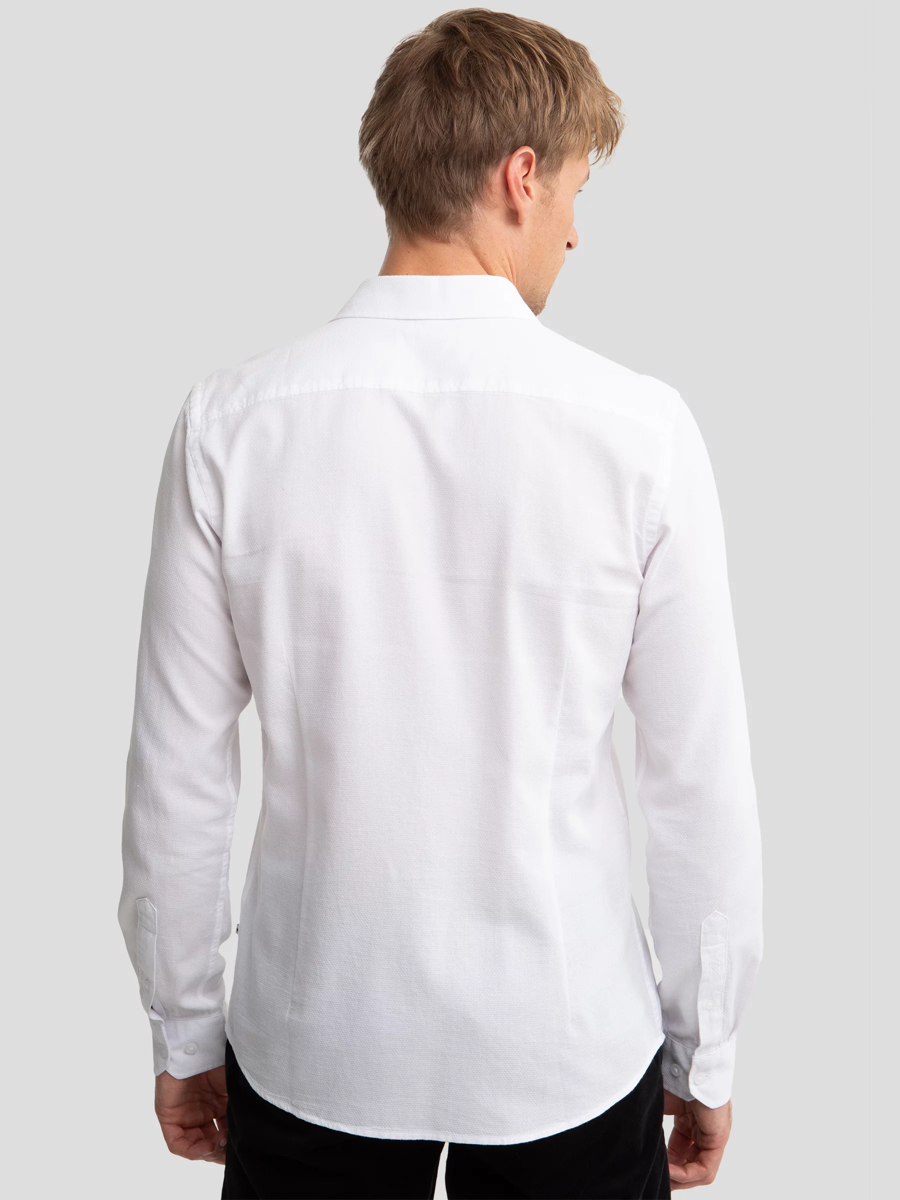 Koszula męska bawełniana biała Menes 101