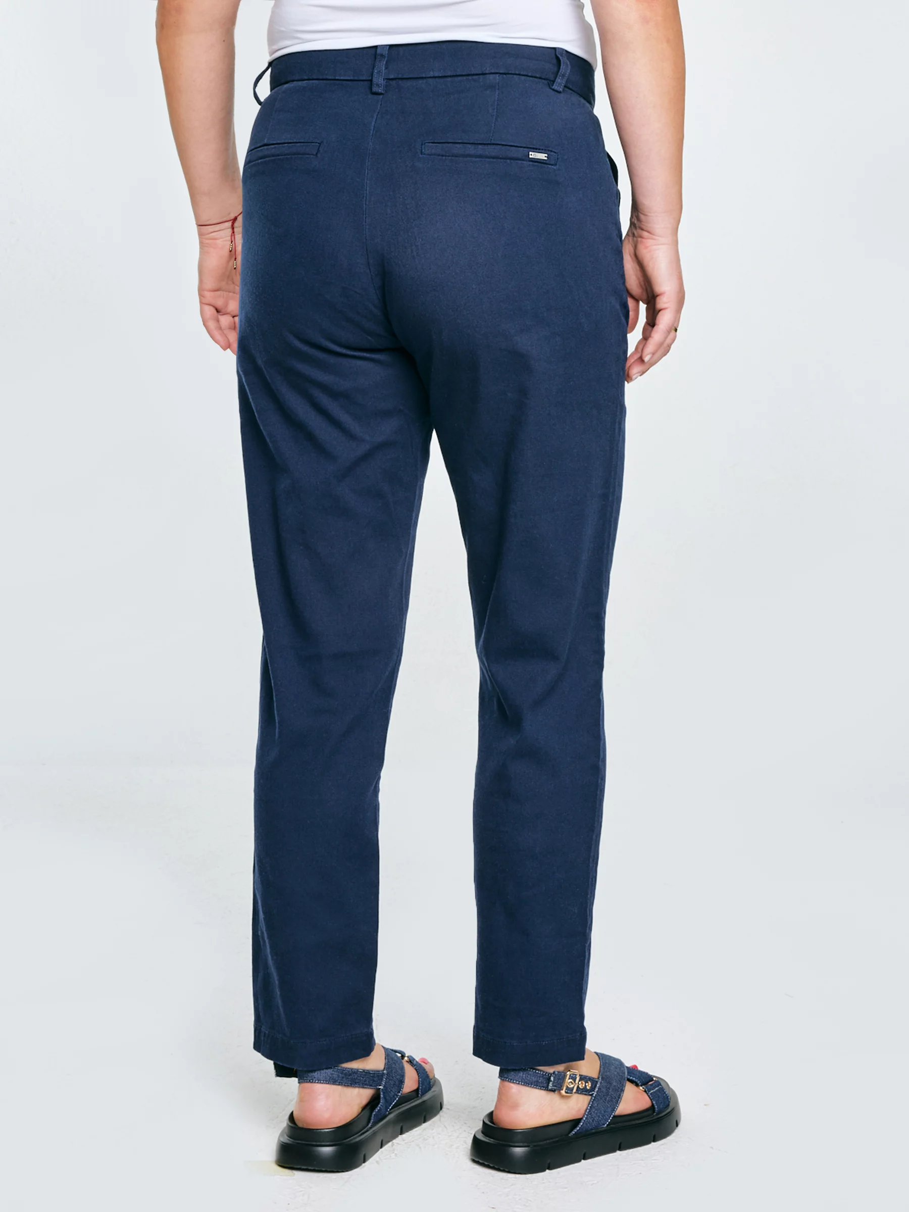 Spodnie damskie chinosy granatowe Danasi 403