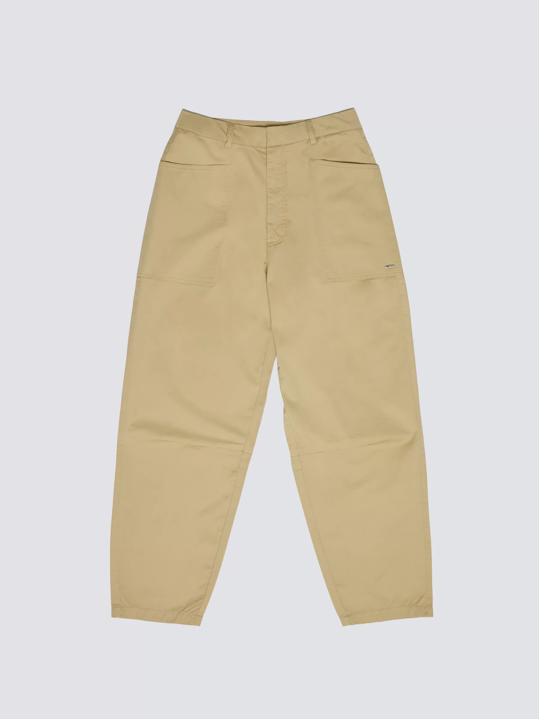 Spodnie damskie 7/8 z kieszeniami beżowe Nakia 801