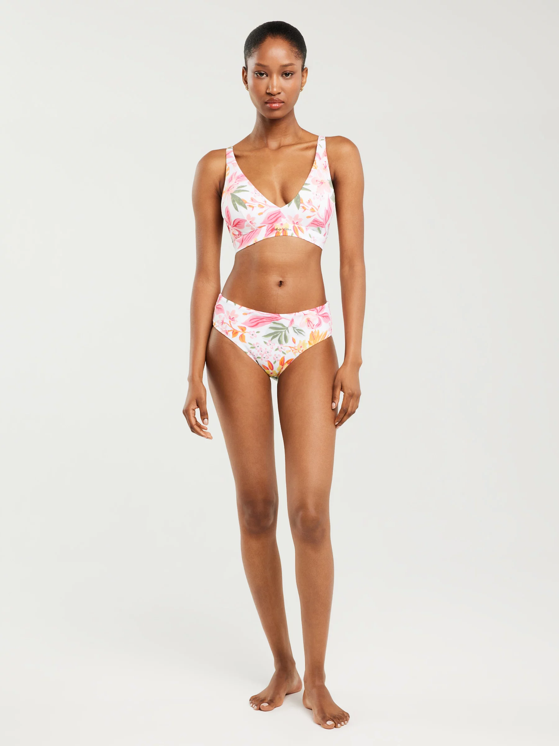 Dół od kostiumu kąpielowego z motywem kwiatowym Morrasa 000