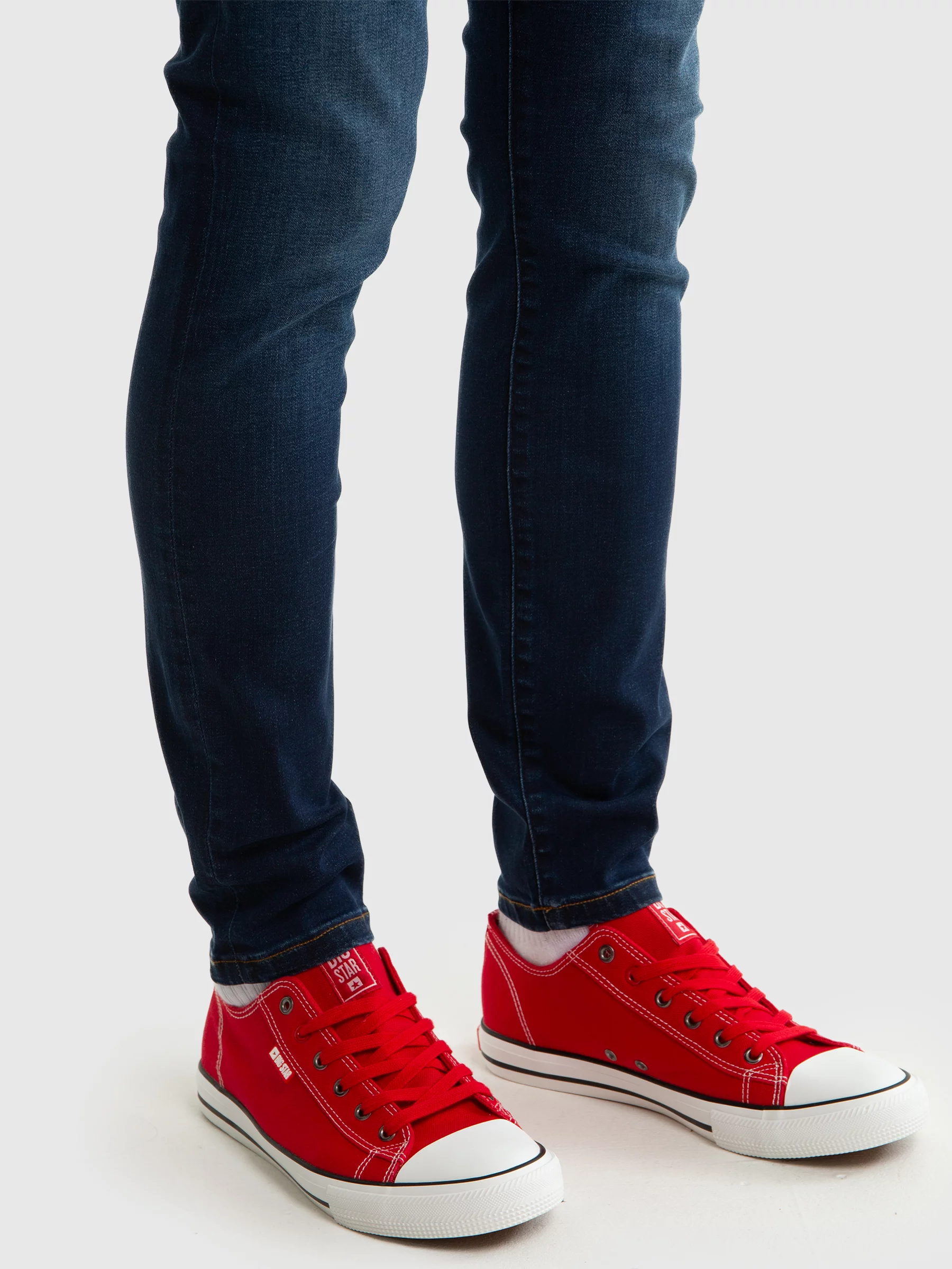 Trampki męskie niskie czerwone JJ174609 603