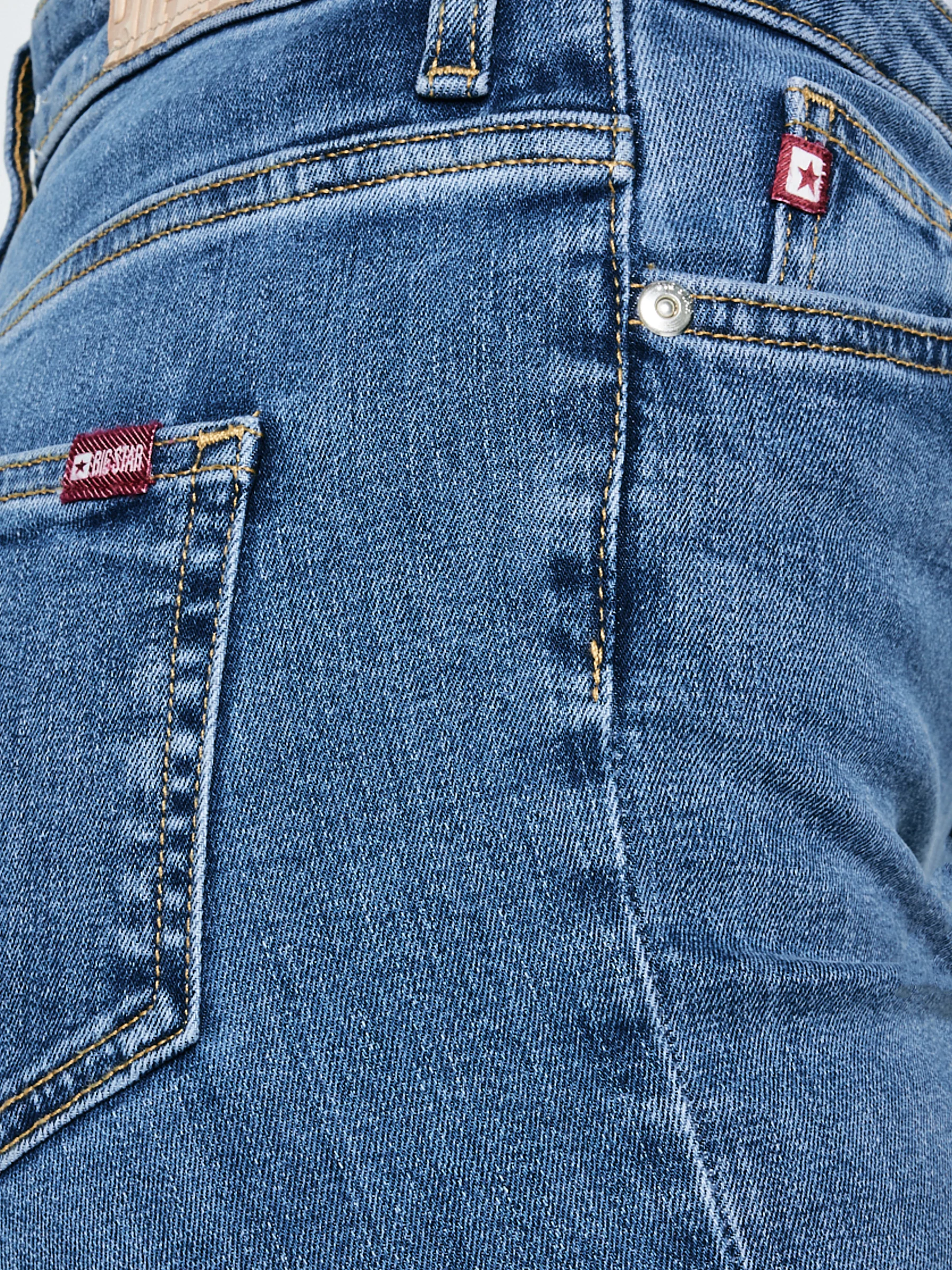 Jeansy damskie z wysokim stanem niebieskie Katrina High Waist 311