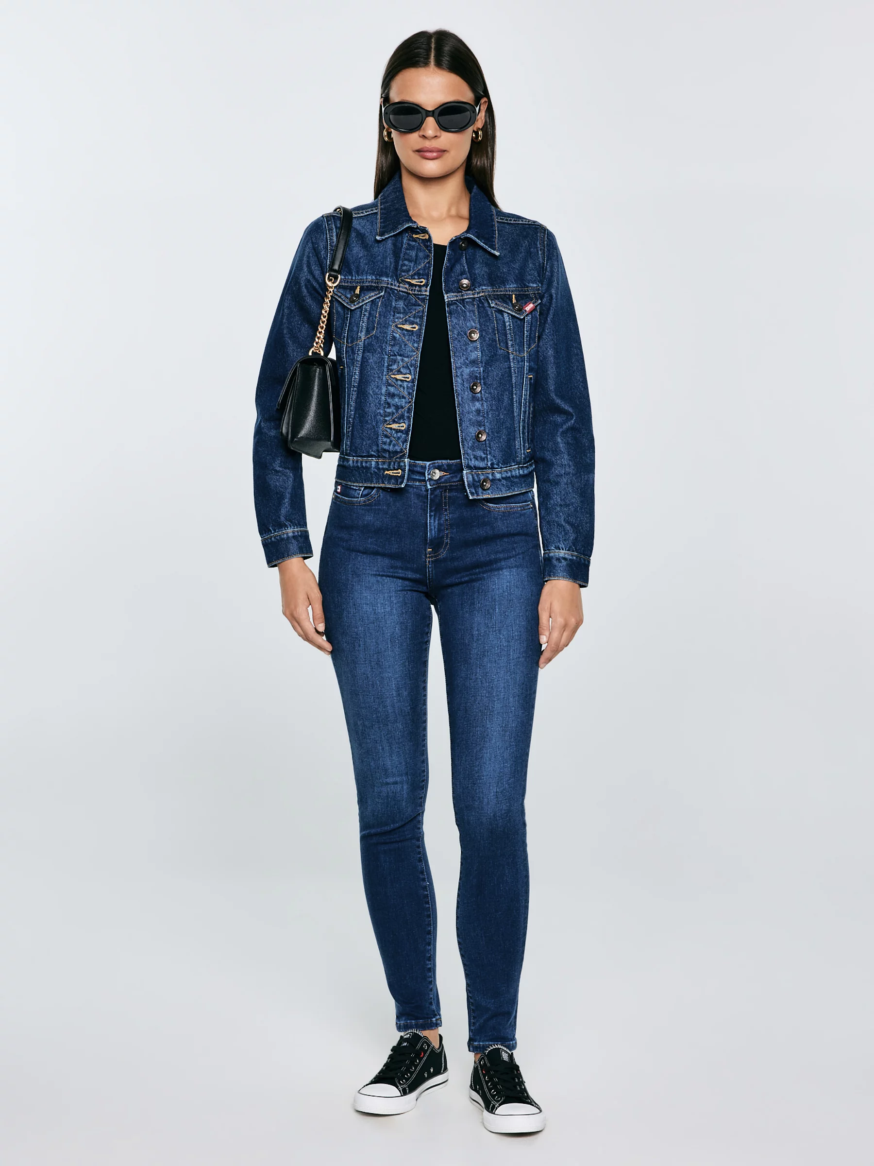 Kurtka damska jeansowa granatowa Josephine 507