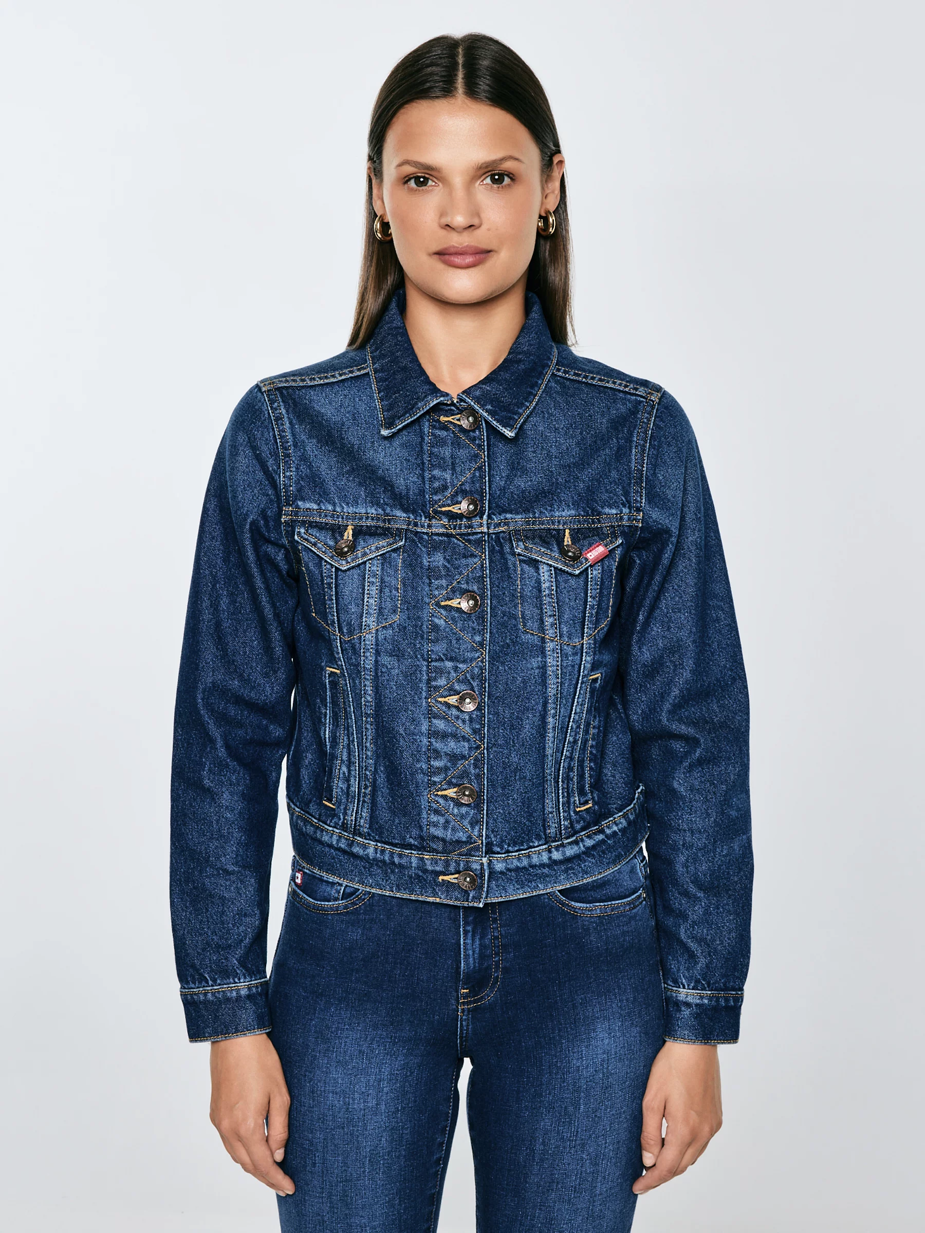 Kurtka damska jeansowa granatowa Josephine 507