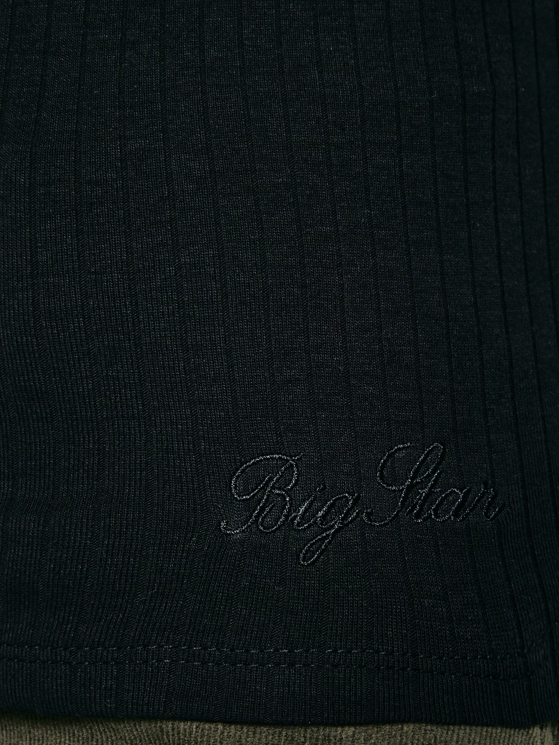 Koszulka damska w prążek czarna Asterca 906