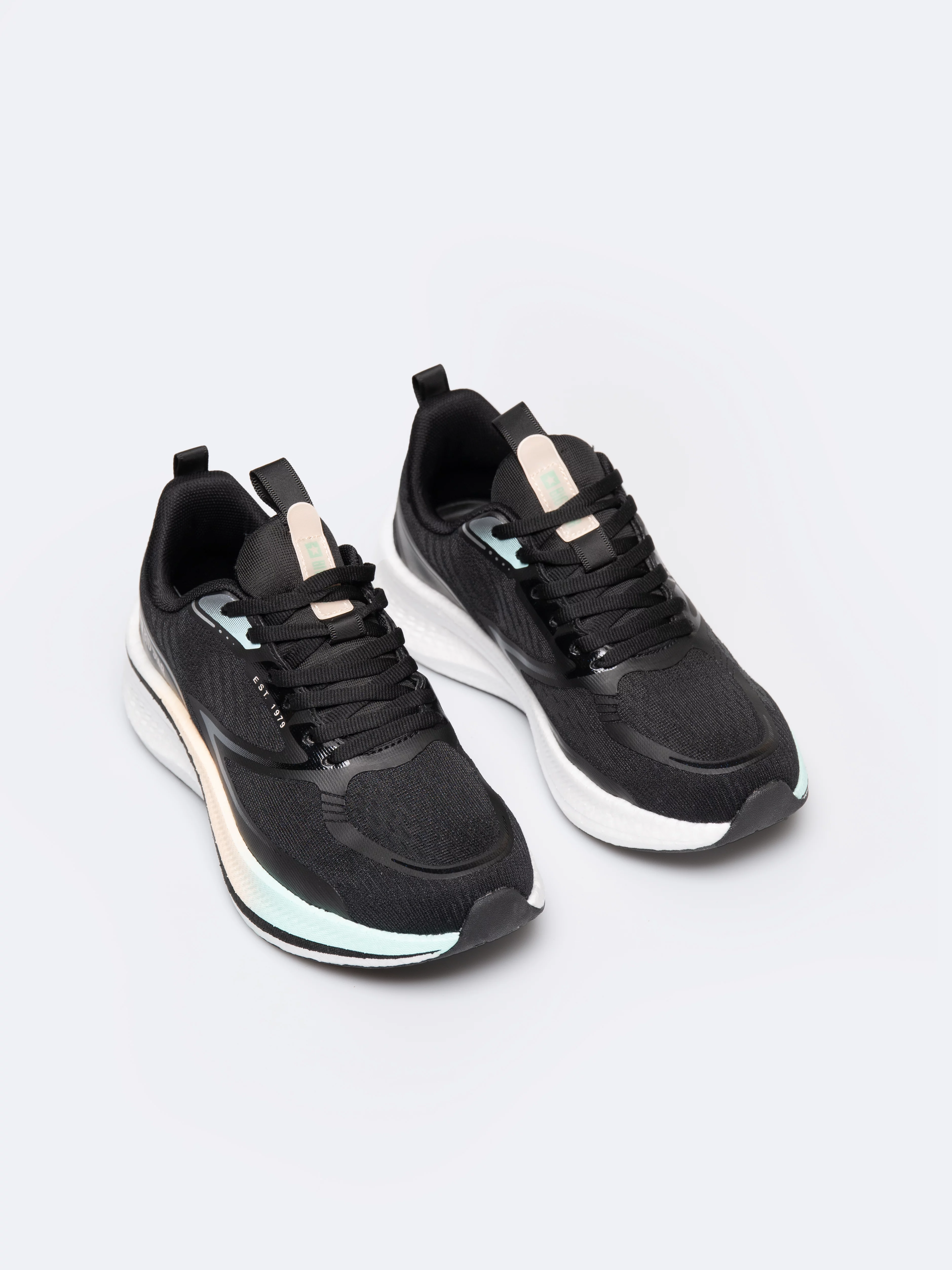 Sneakersy damskie czarne RR274A160 906