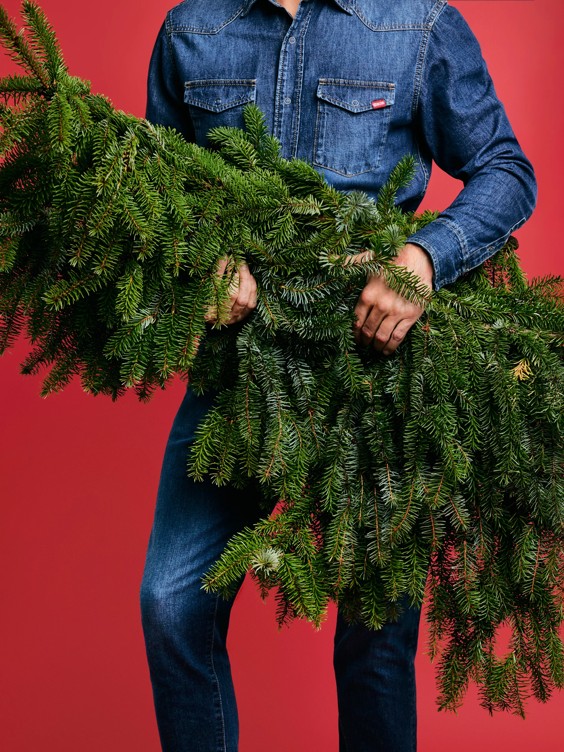 Koszula męska jeansowa granatowa Chuck 577