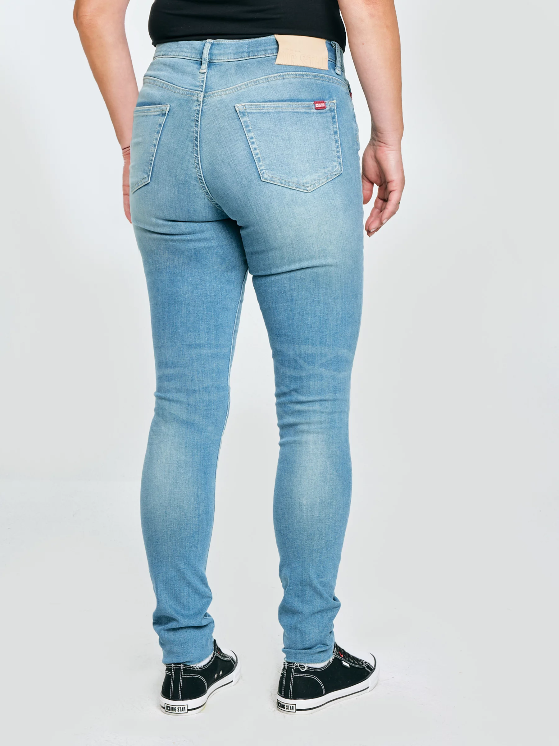 Jeansy damskie skinny niebieskie Adela 172