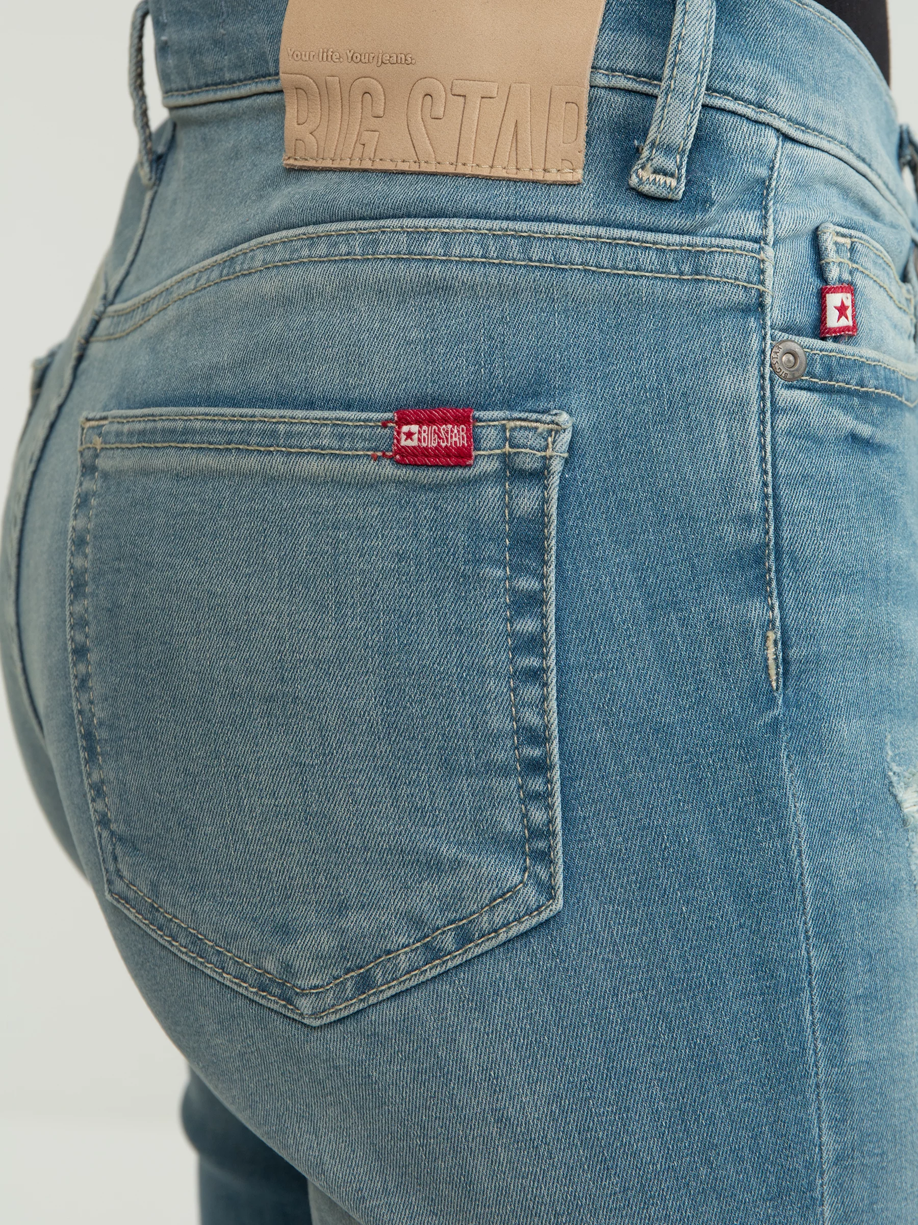 Jeansy damskie skinny niebieskie Adela 172