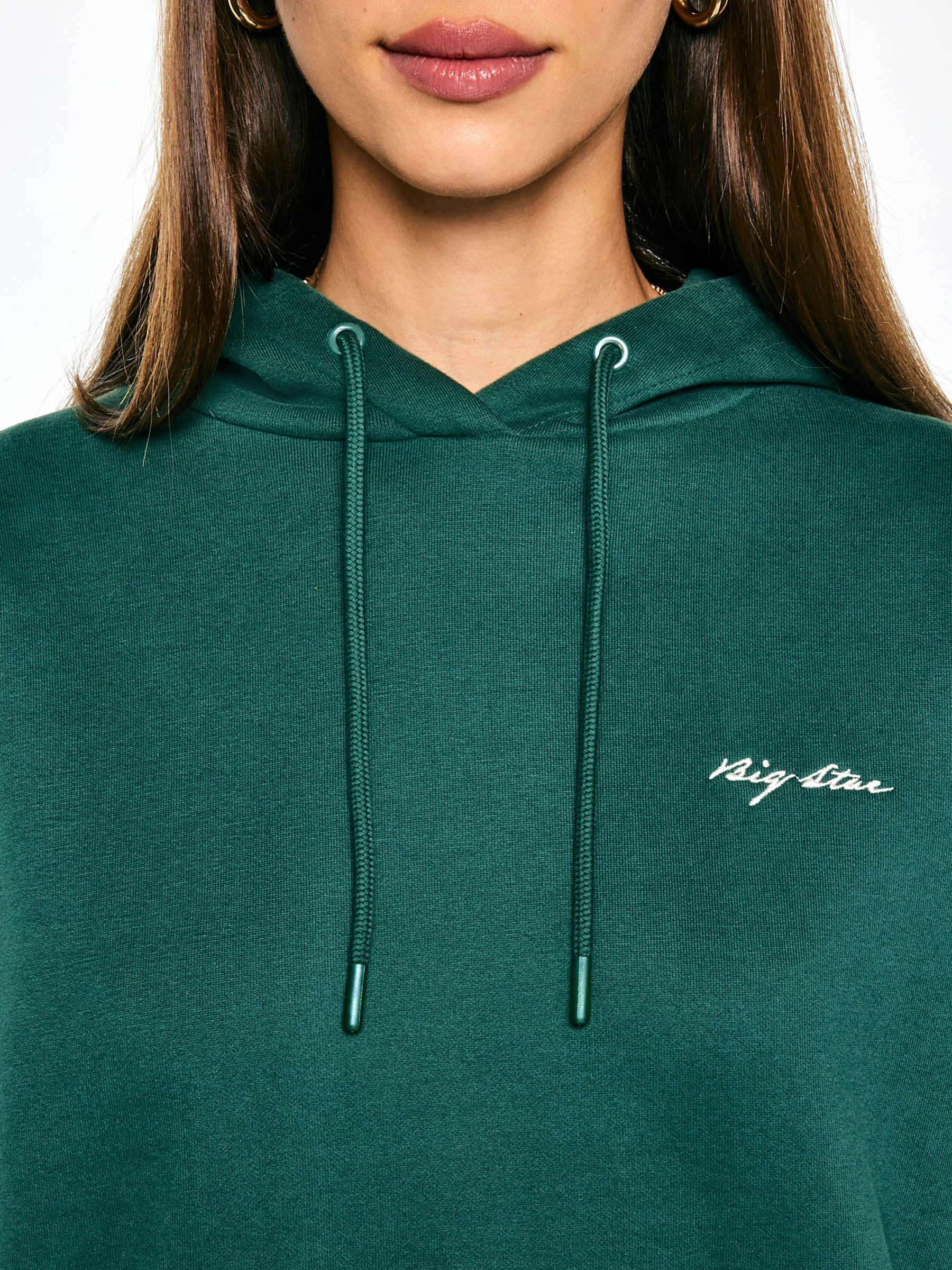 Bluza damska z kapturem zielona Megan 304