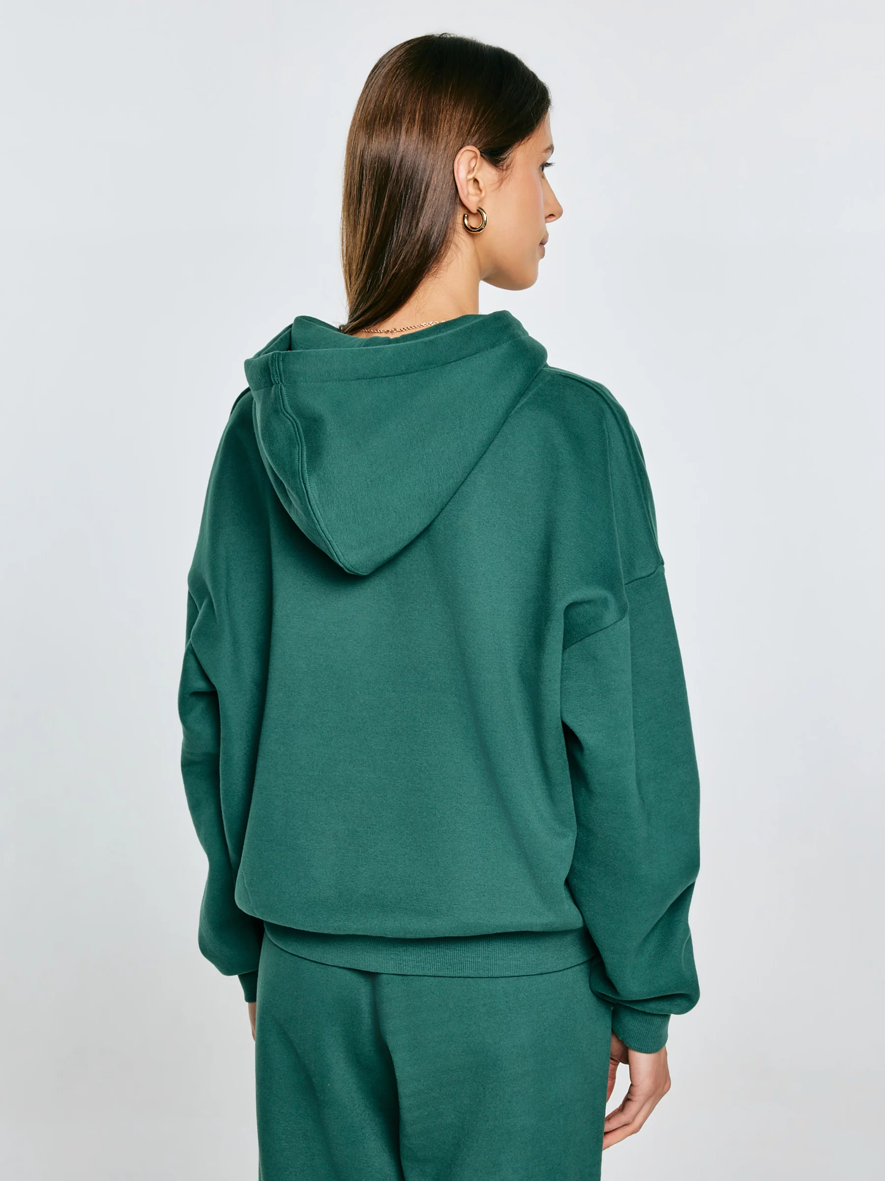 Bluza damska z kapturem zielona Megan 304