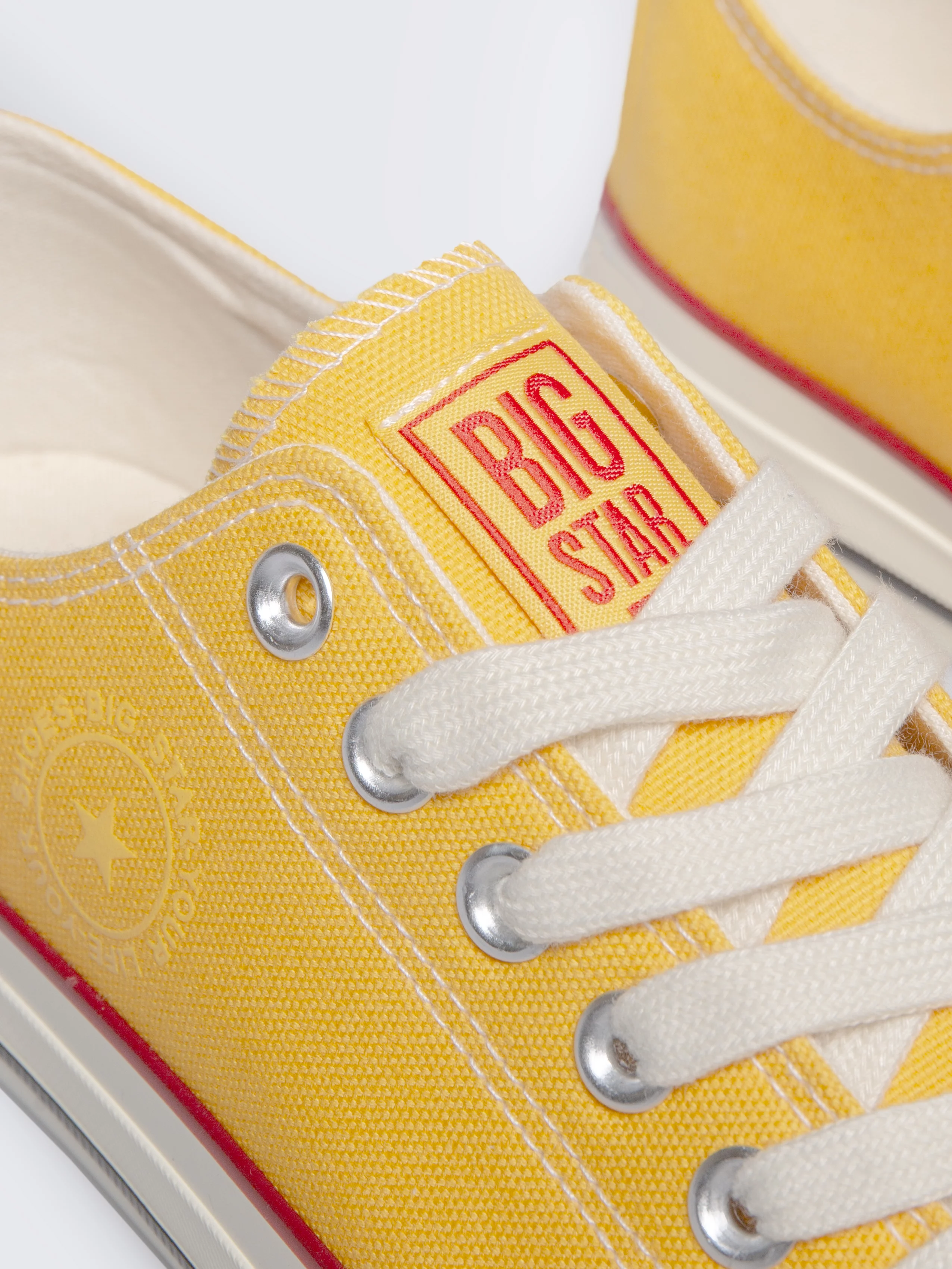 Trampki męskie niskie żółte RR174616 201