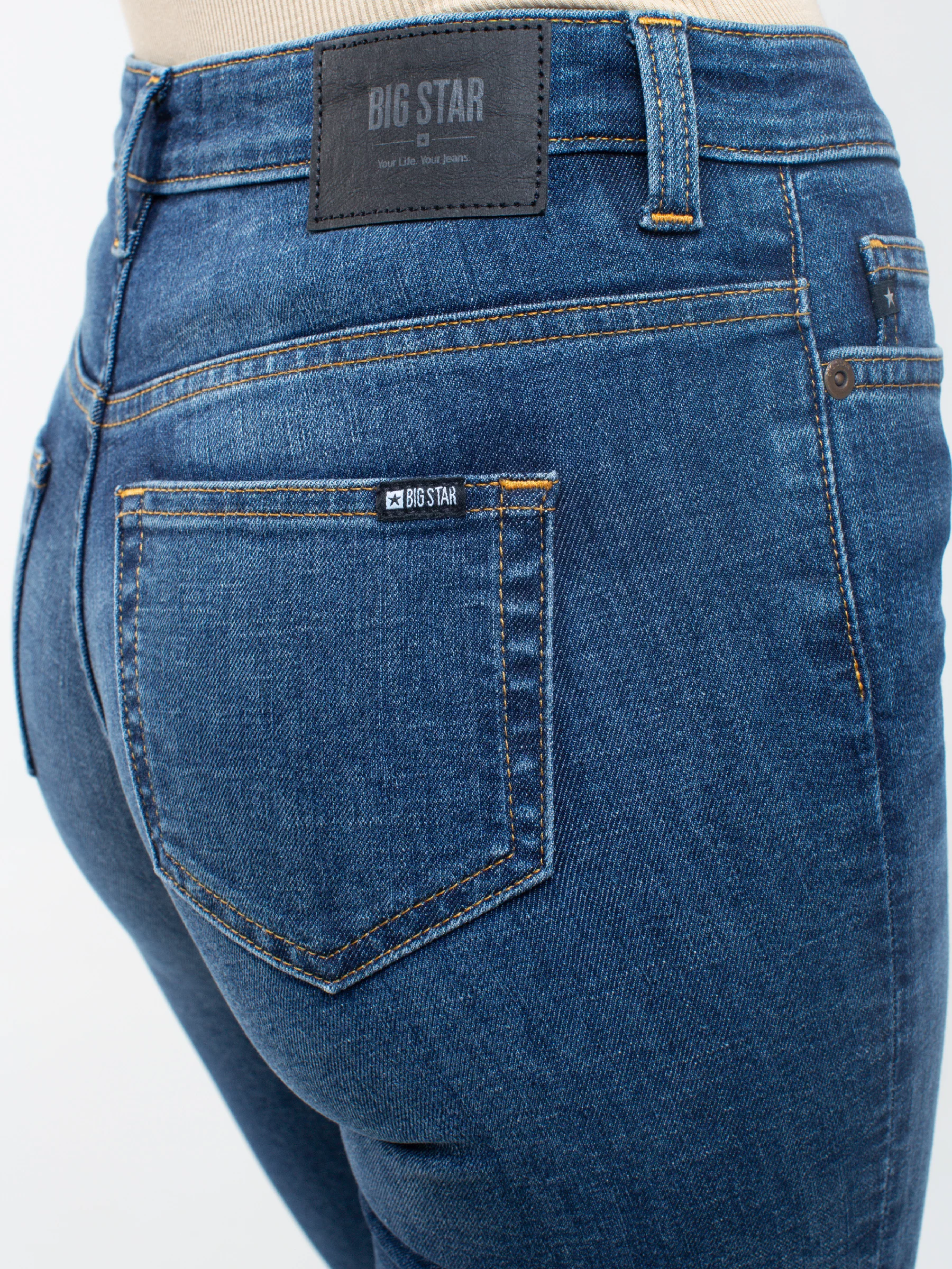 Jeansy damskie skinny granatowe Adela 512