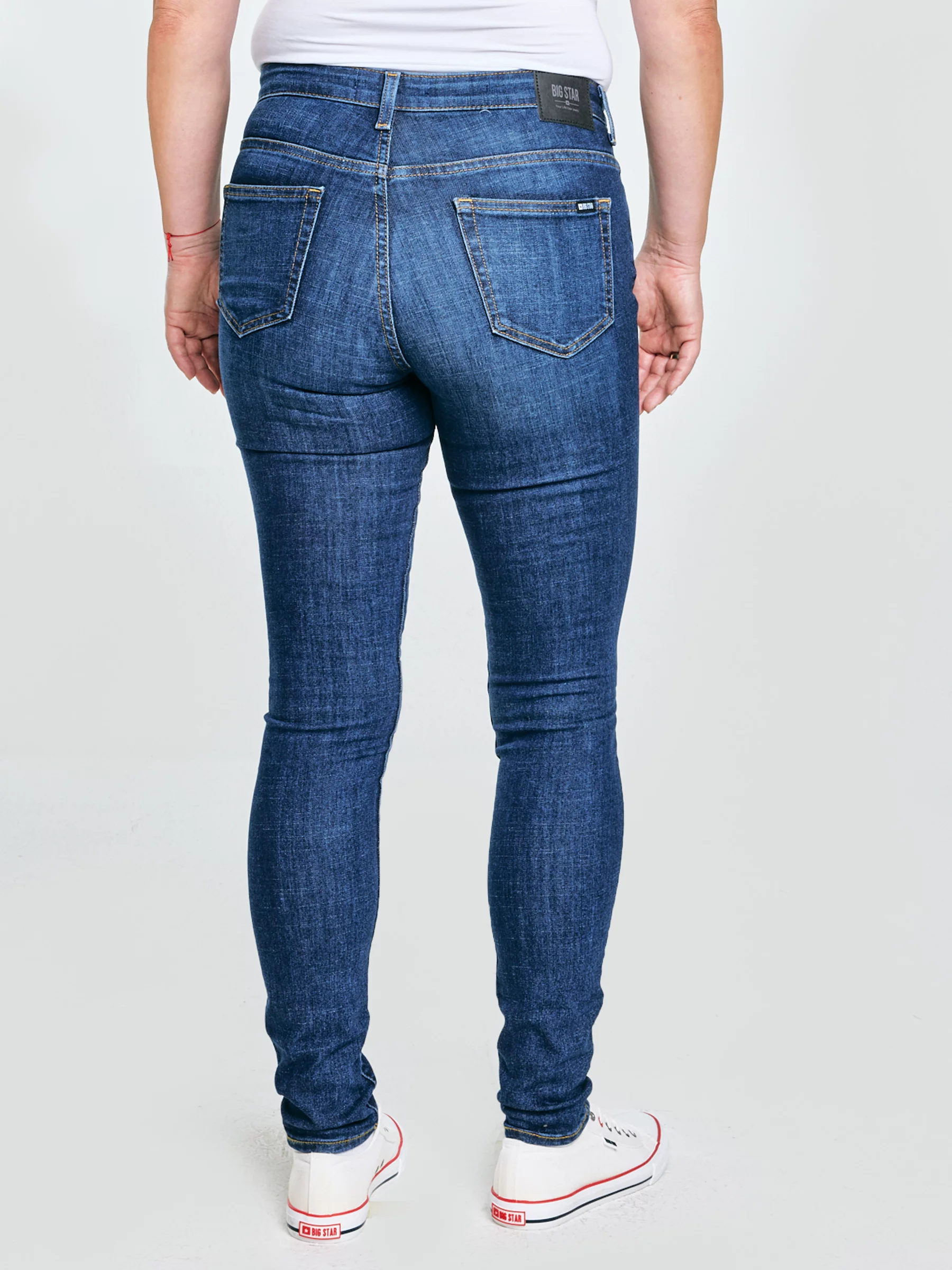 Jeansy damskie skinny granatowe Adela 512