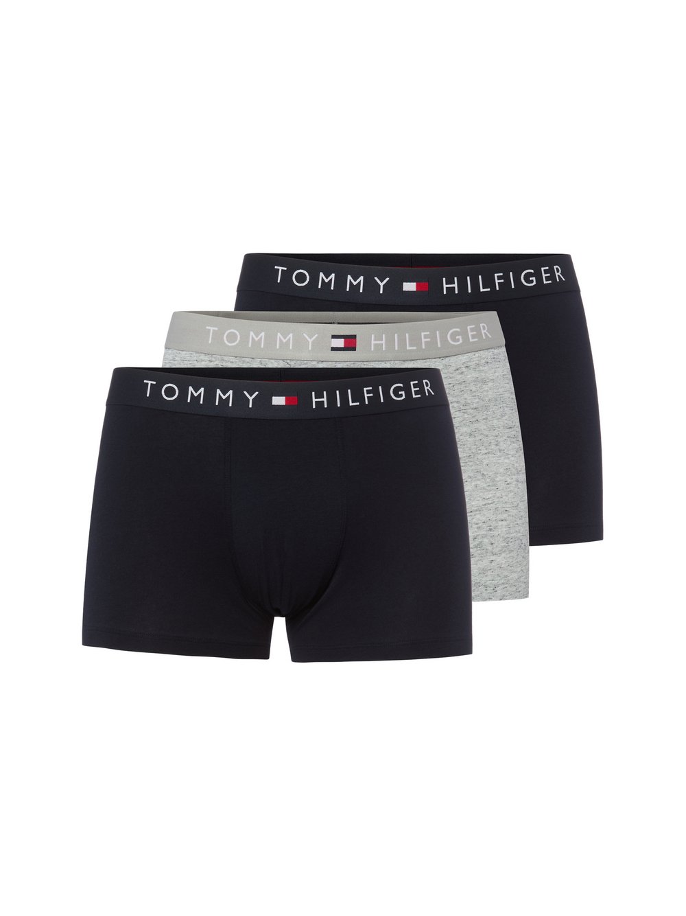 Tommy Hilfiger Męski N/A Bokserki W 3-Paku Mężczyźi Baweł Szary, Xl