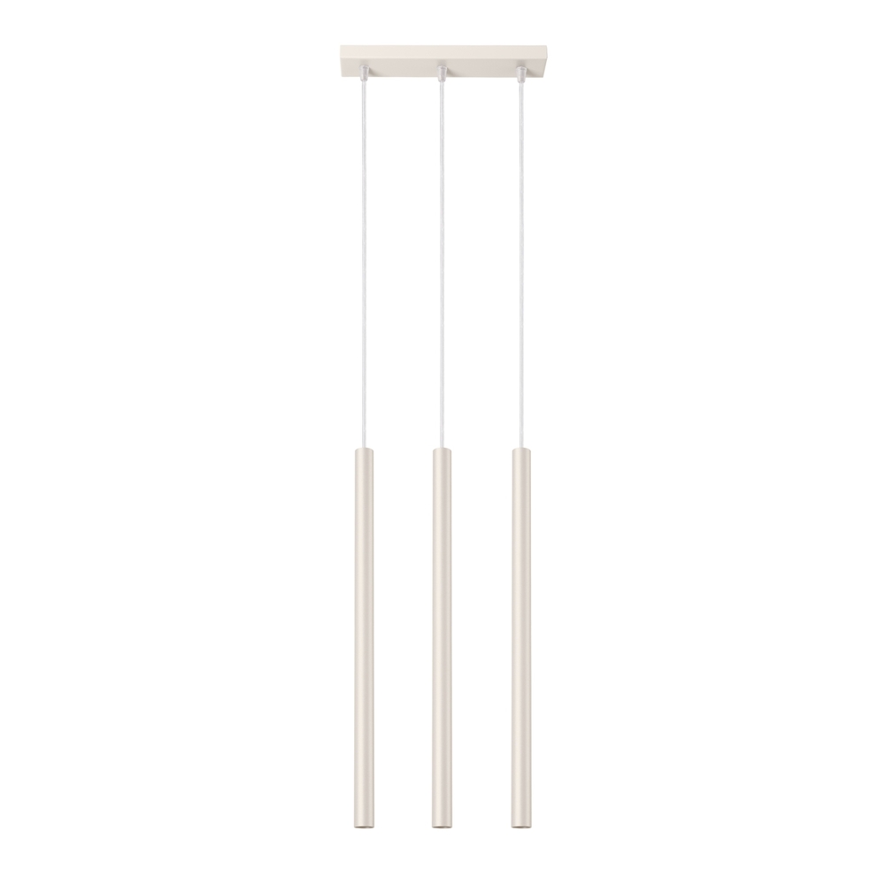 SELSEY Lampa wisząca Pastelo 3 beżowa