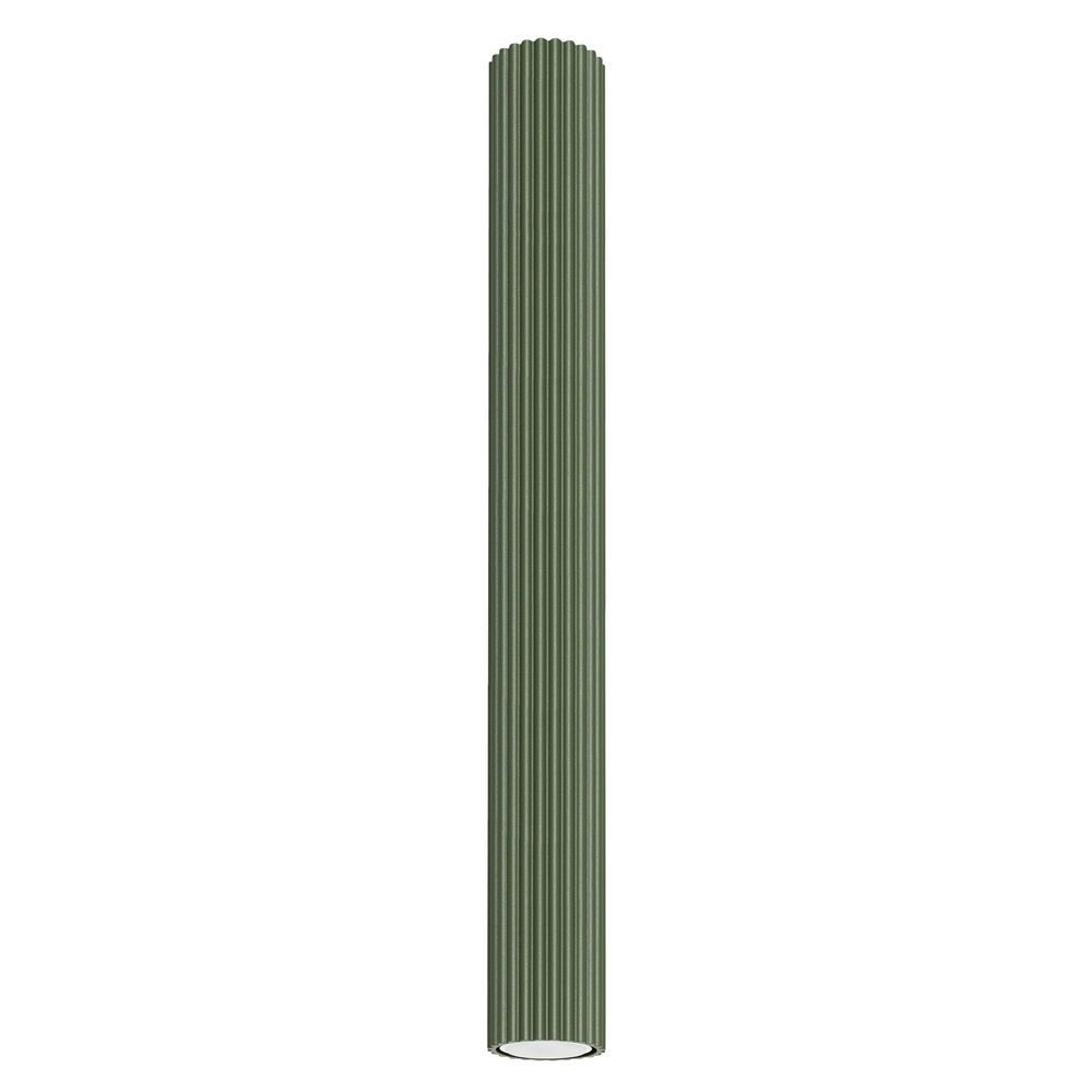 SELSEY Plafon Karbon 60 cm zielony oliwkowy