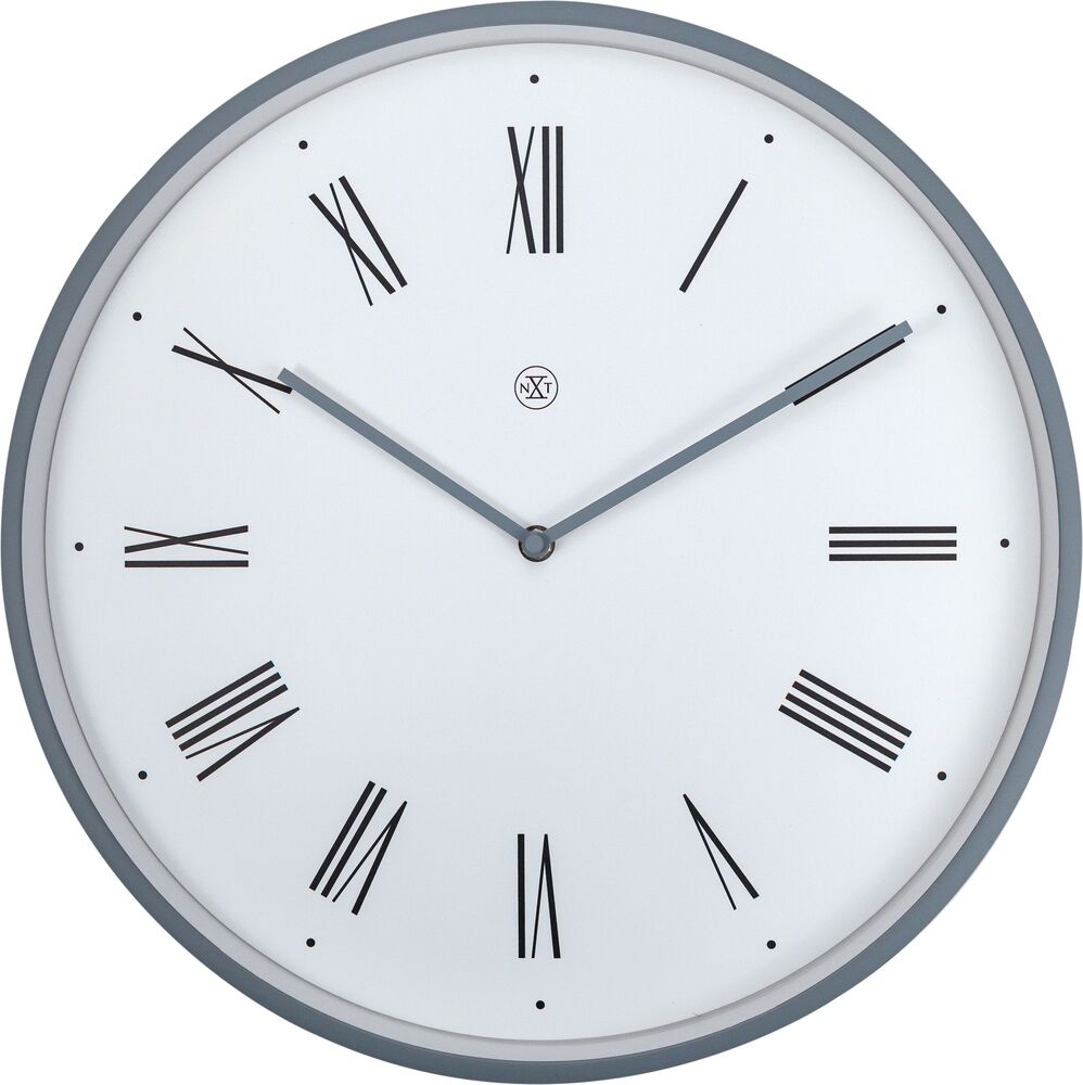 SELSEY Zegar ścienny Duke 40 cm biały