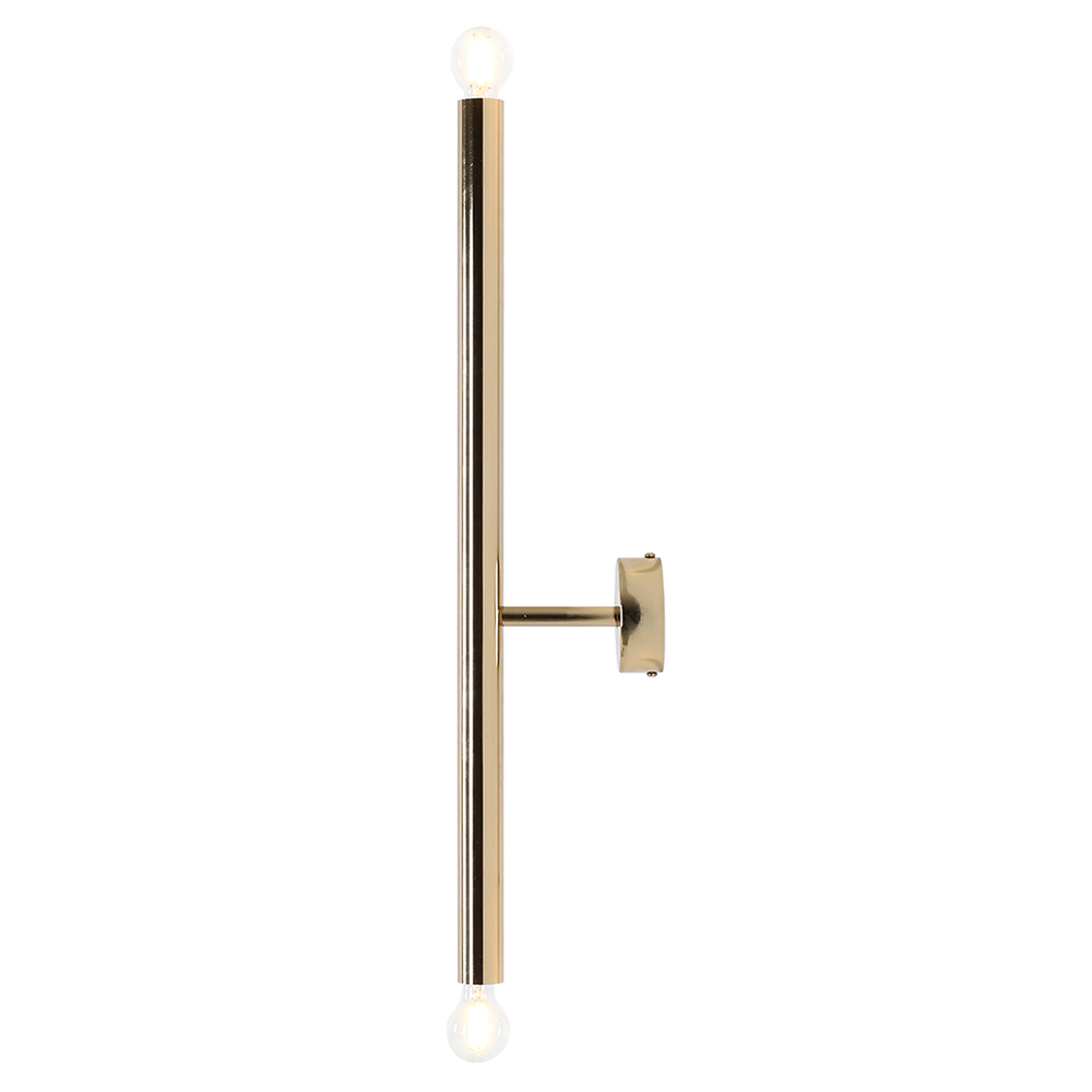 SELSEY Kinkiet ścienny Assilves x2 złoty 60 cm