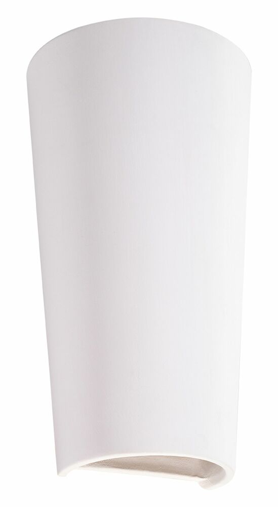 SELSEY Kinkiet ścienny z ceramiki Siegg 29x16,5 cm biały