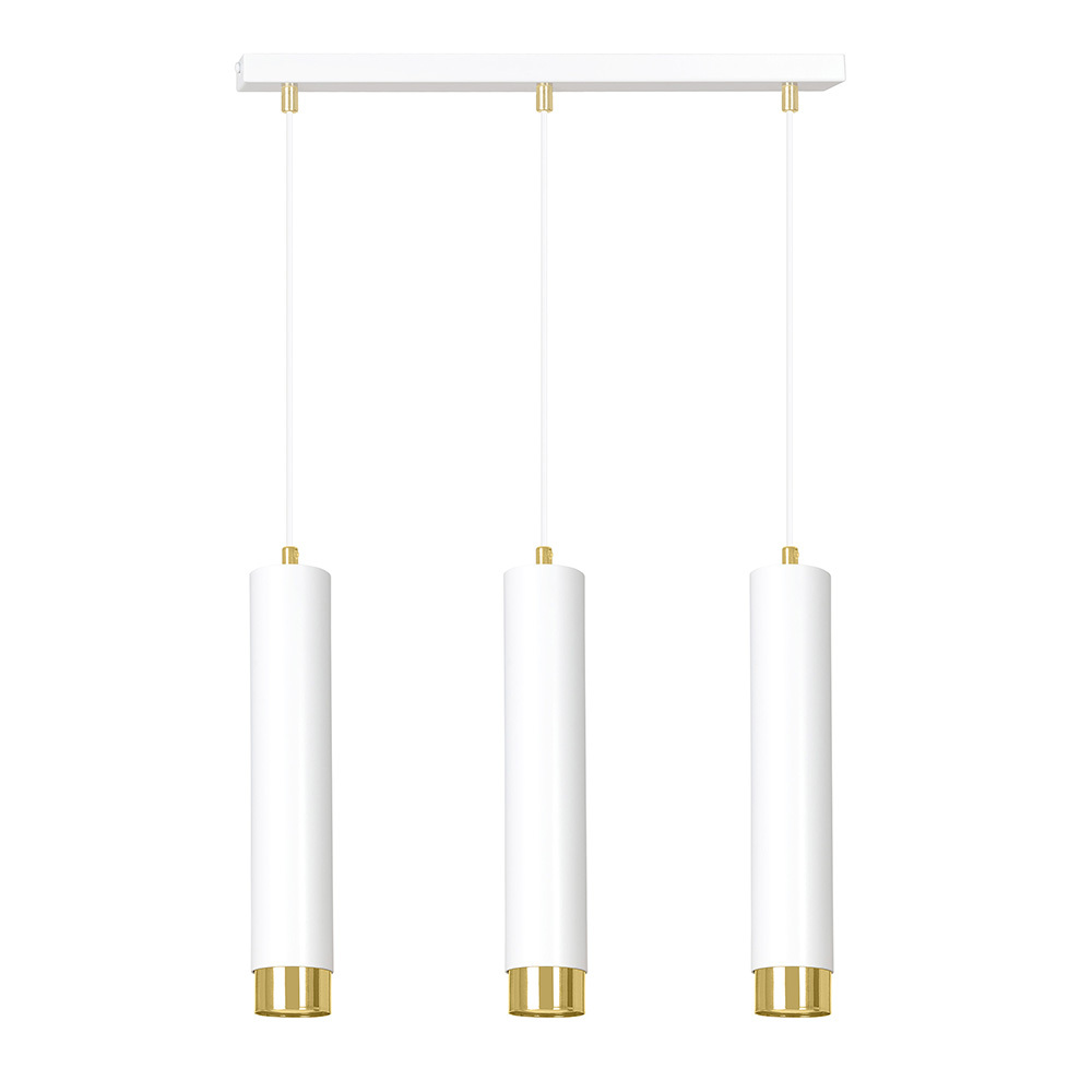 SELSEY Lampa wisząca Morcone biała x3
