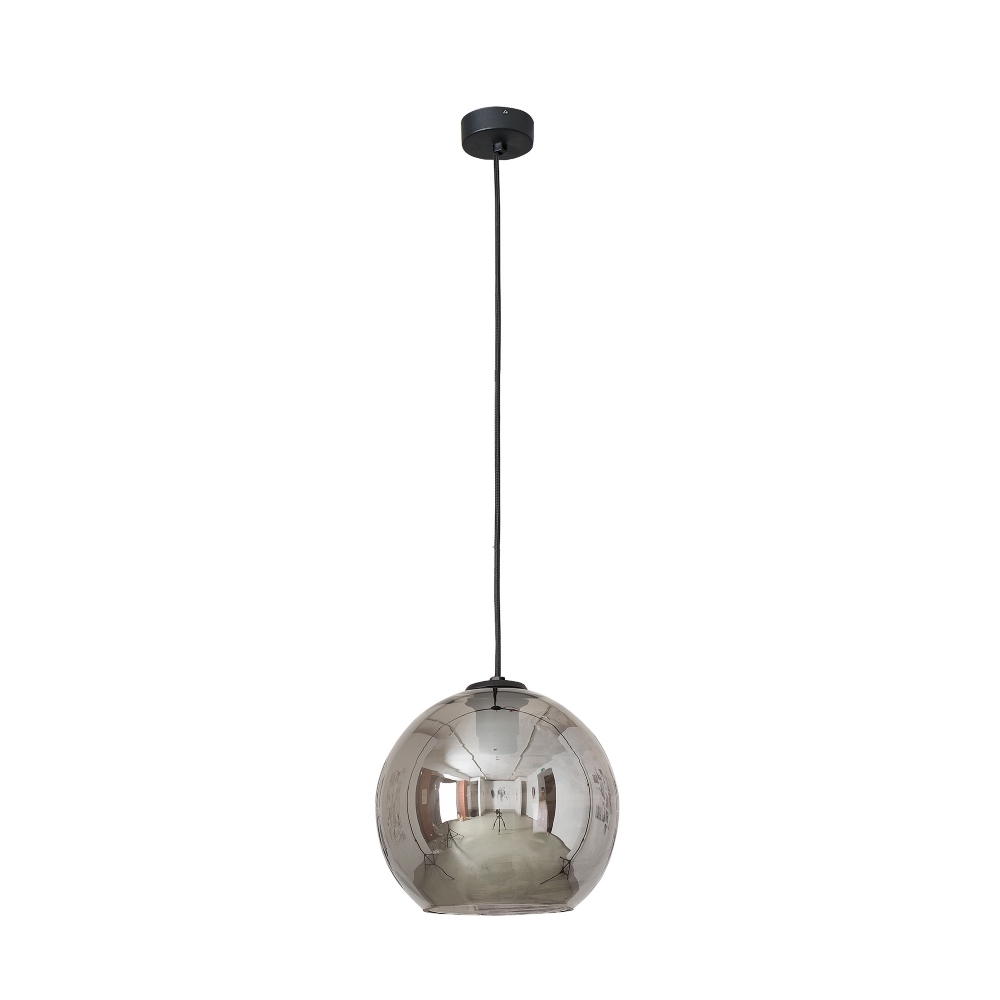 SELSEY Lampa wisząca Polaris dymiona średnica 25 cm 9060