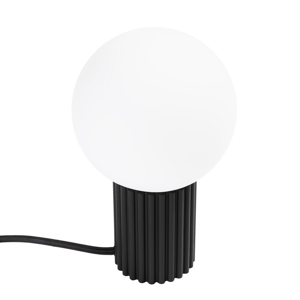 SELSEY Lampa stołowa Halo czarna