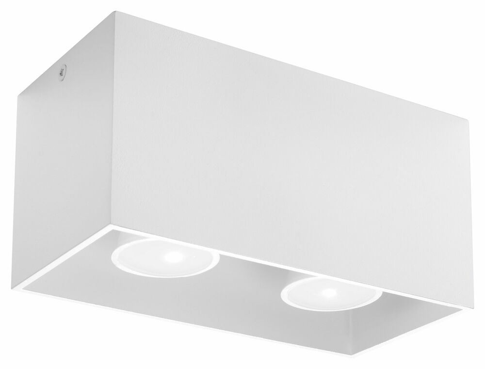 SELSEY Plafon Kodie 20 cm x2 biały