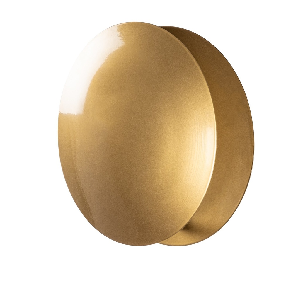 SELSEY Lampa ścienna Graccolle z regulacją złota gładka