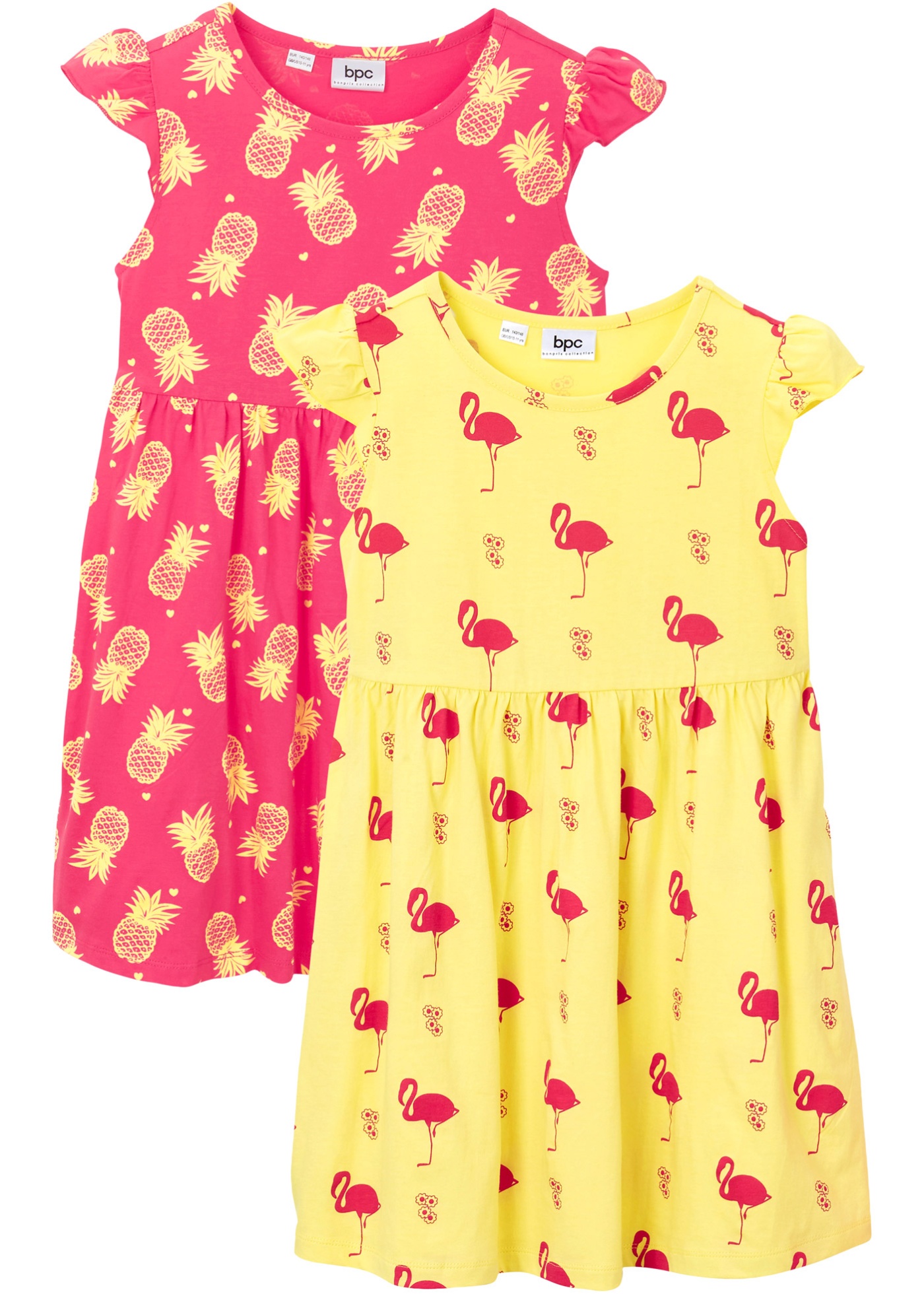 Sukienka Sukienka letnia dziewczęca (2 szt.) z bawełny organicznej