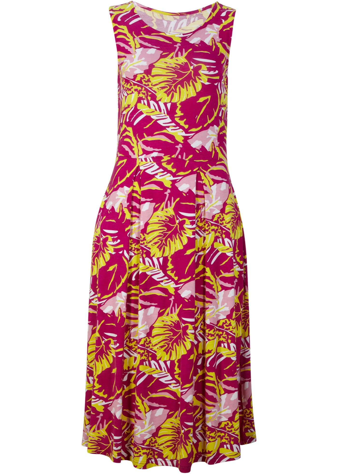 Sukienka Sukienka midi z wpuszczanymi kieszeniami, ze zrównoważonej wiskozy